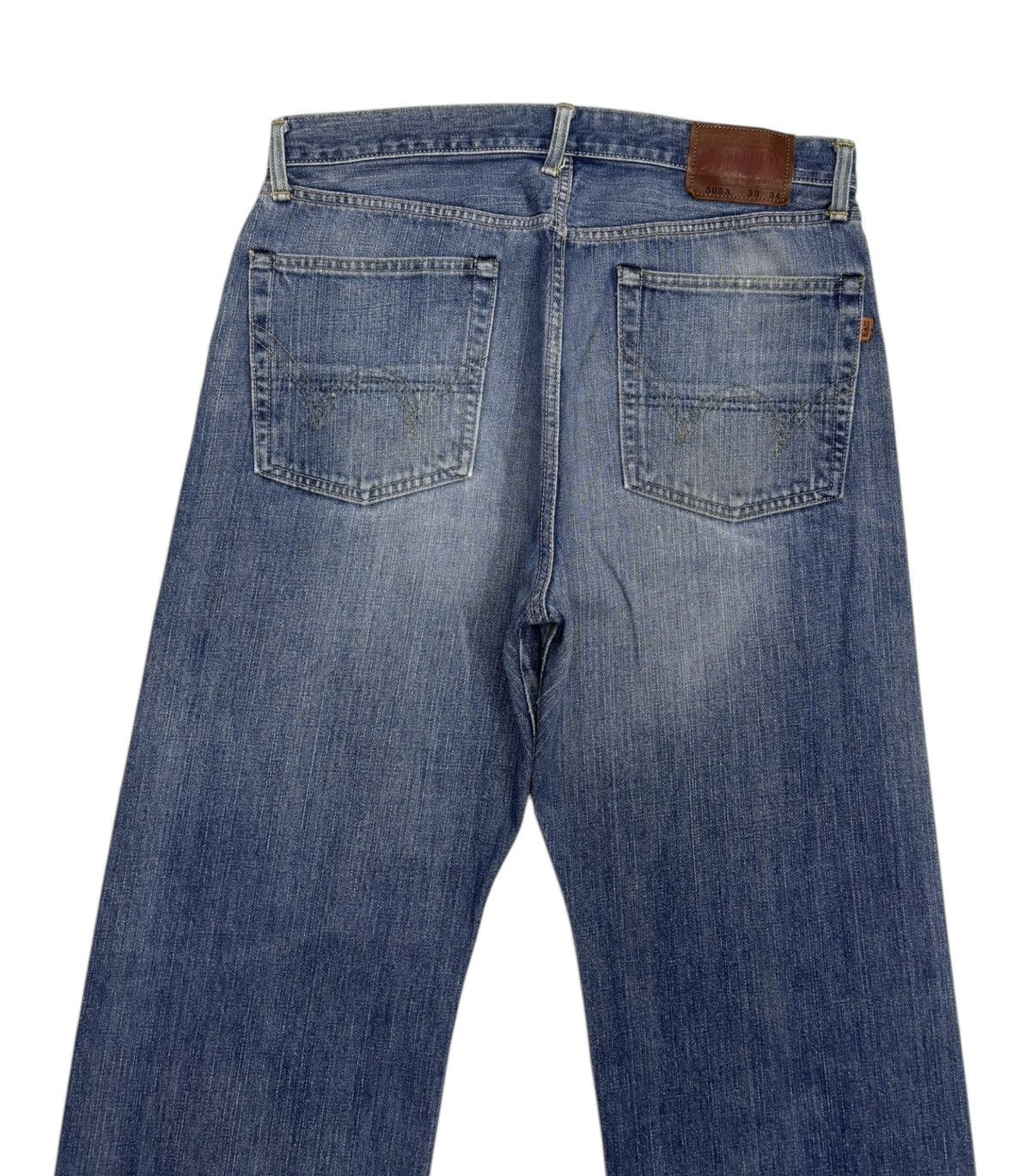 Edwin × Undercover DISTRESSED DENIM EDWIN 505x SELVEDGE BAGGY JEANS UNDERCOVER Size US 33 - 9 Thumbnail