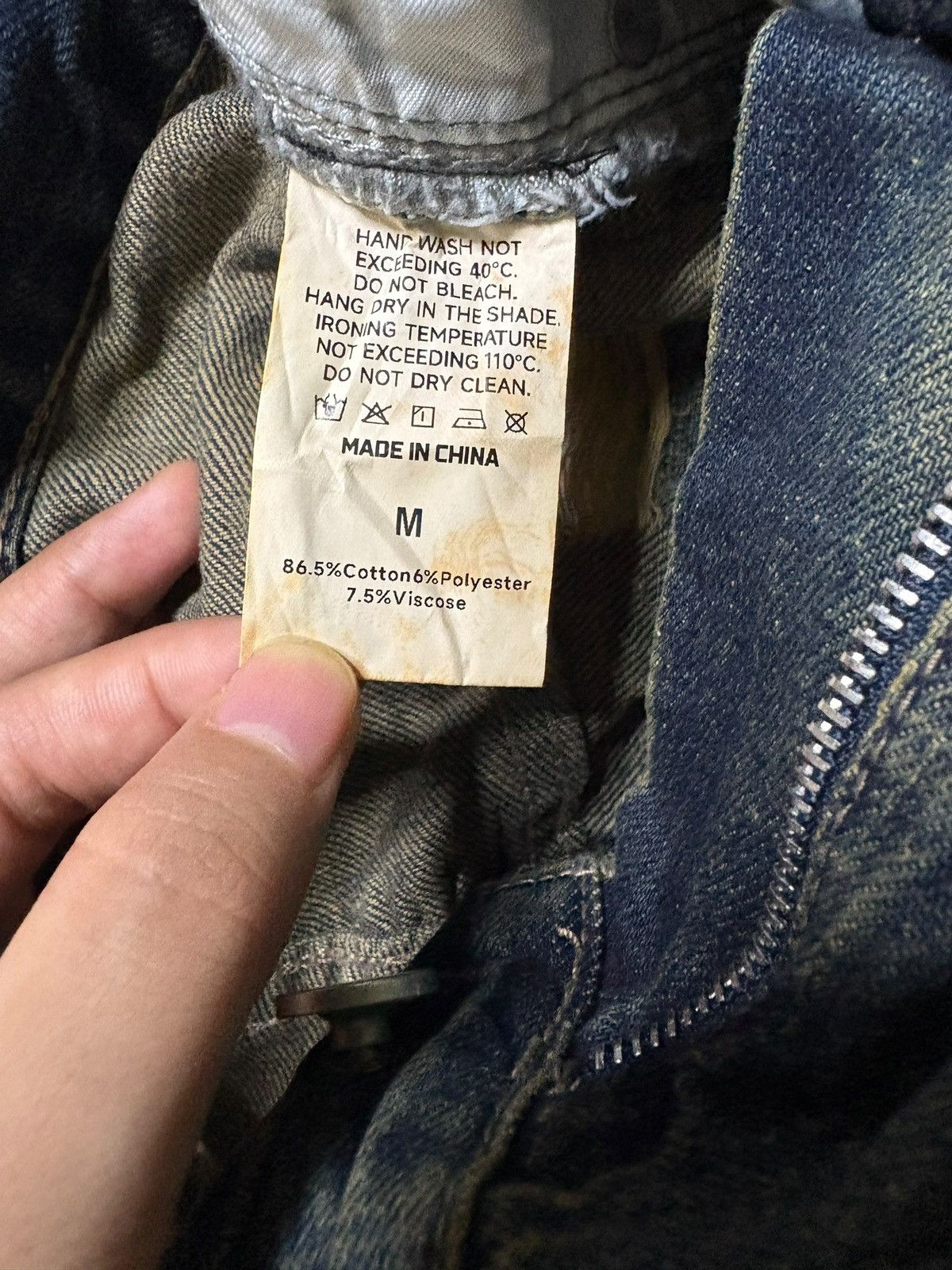 Japanese Brand Vintage Japanese Brand Rusty Wash Adjustable Baggy Jeans Size 32" / US 10 / IT 46 - 11 Thumbnail