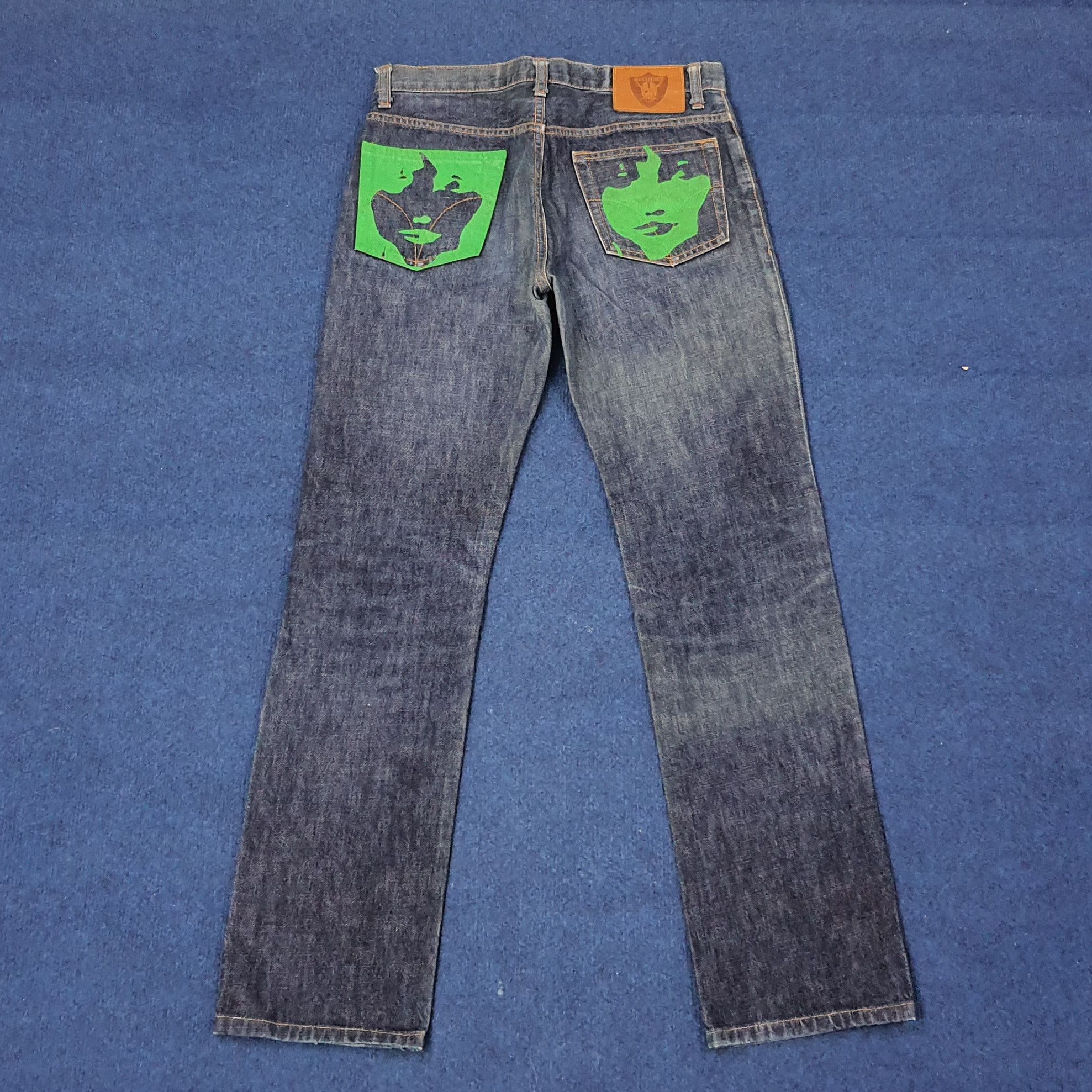 Hysteric Glamour Vintage Hysteric Glamour Raiders Custom Logo Jeans C244N5 Size US 28 / EU 44 - 1 Thumbnail