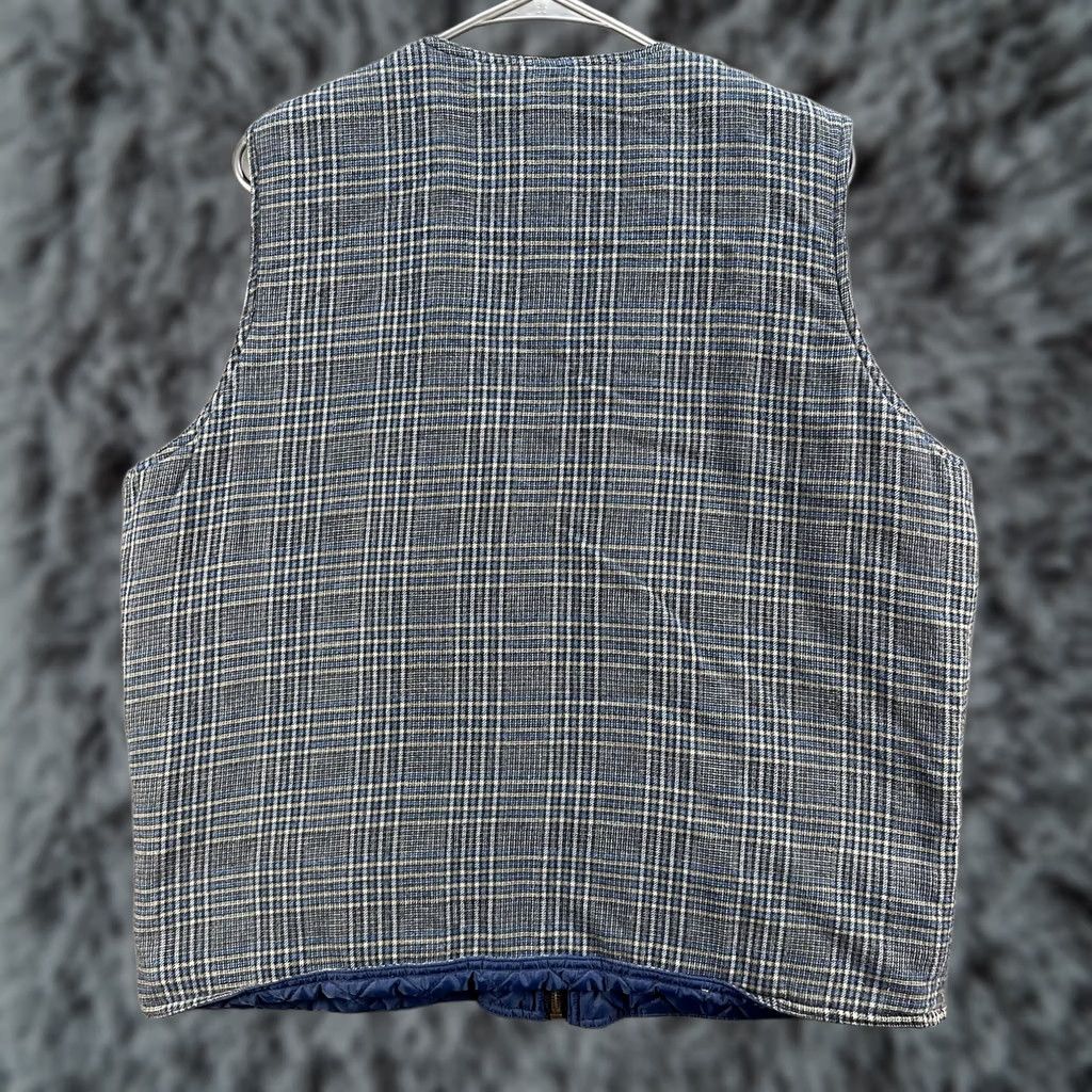 Vintage Vintage Columbia Vest Womens XL Blue Plaid Reversible Quilted Outdoors 90s Fall Casual Womens XL Size XL / US 12-14 / IT 48-50 - 1 Thumbnail