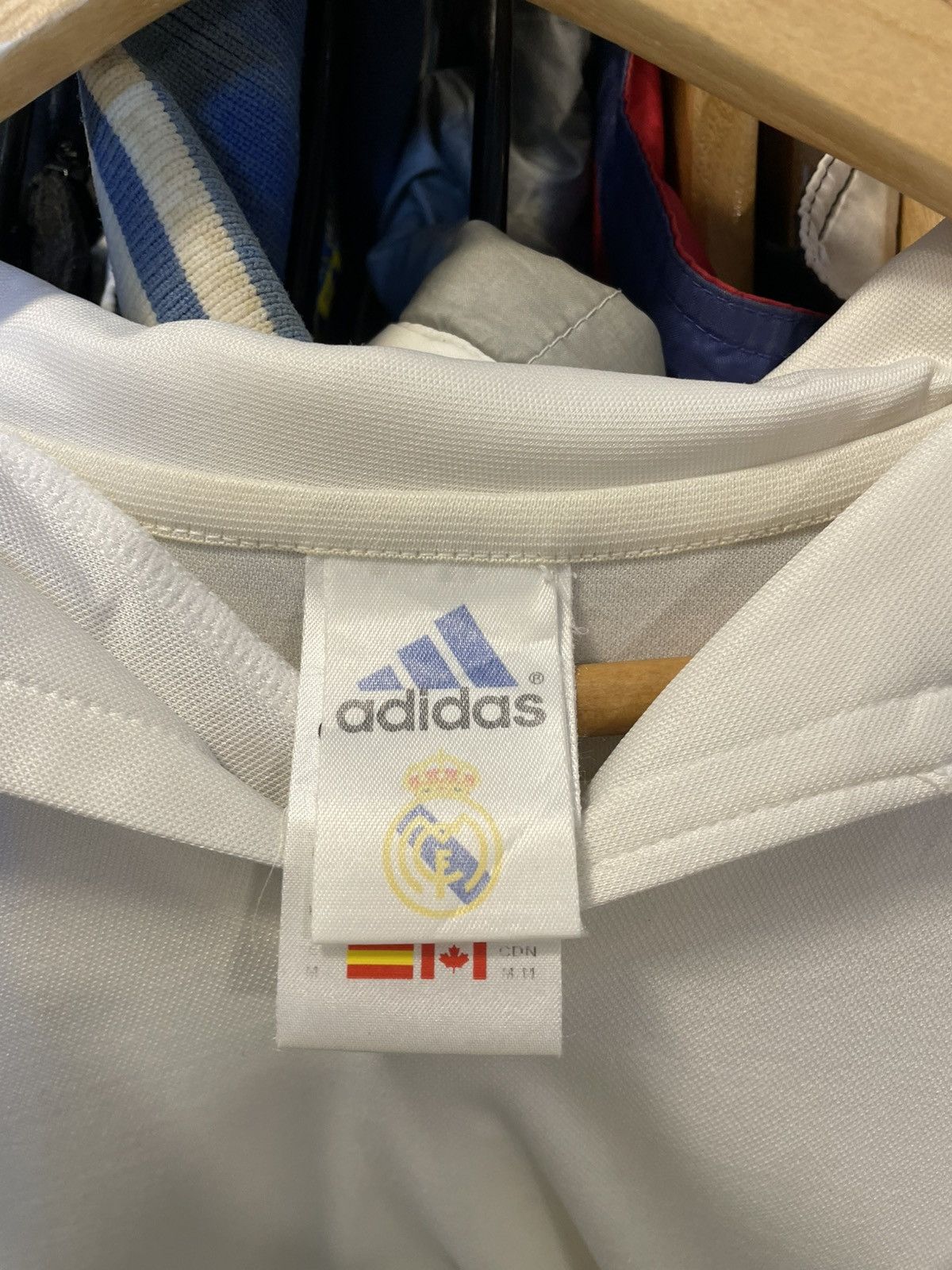 Adidas Vintage 2002 Real Madrid Home Kit RONALDO 11 Size US M / EU 48-50 / 2 - 4 Thumbnail