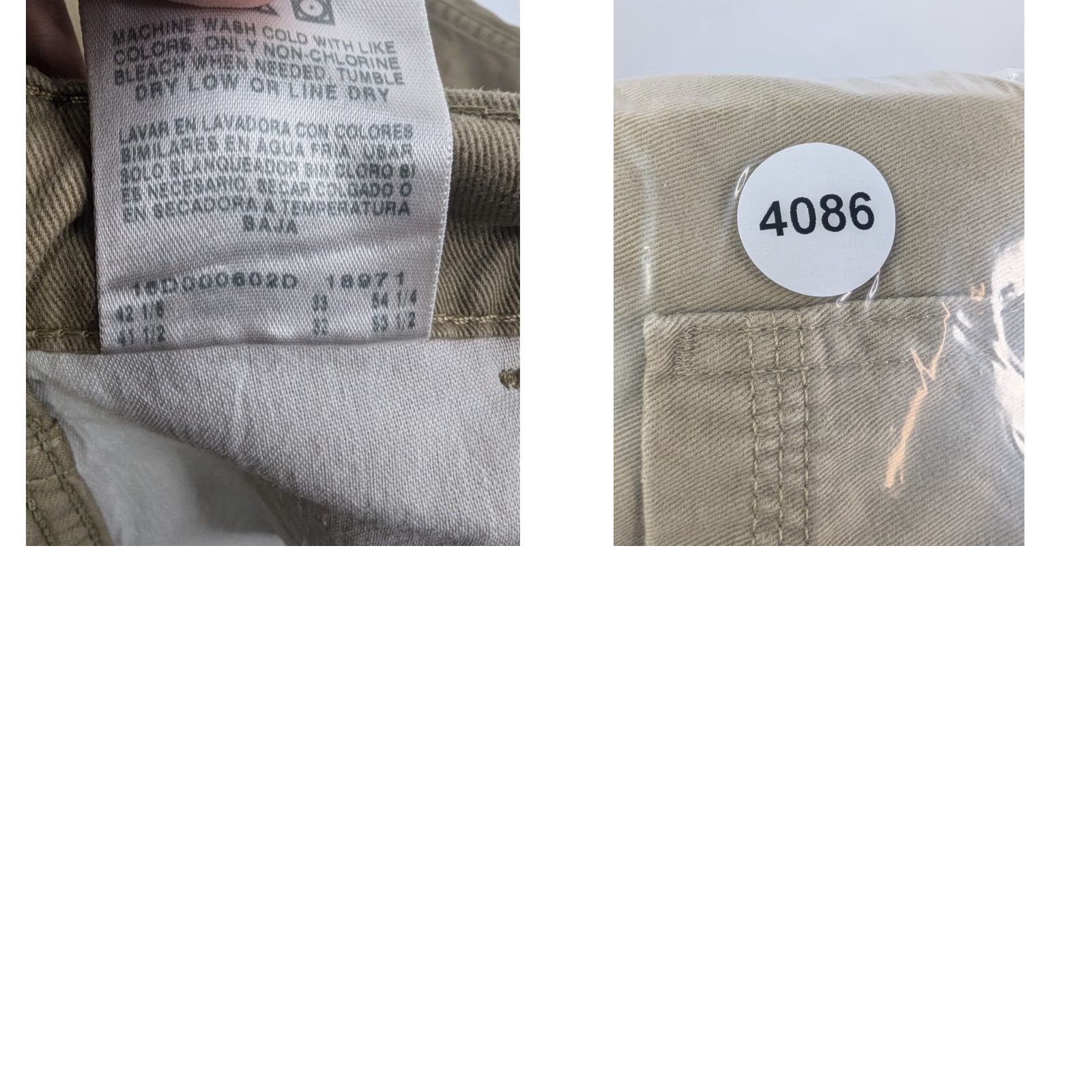 Wrangler Wrangler Legacy Cargo Beige Twill Pants Men 40x32 Straight Leg Workwear Size US 40 / EU 56 - 9 Thumbnail
