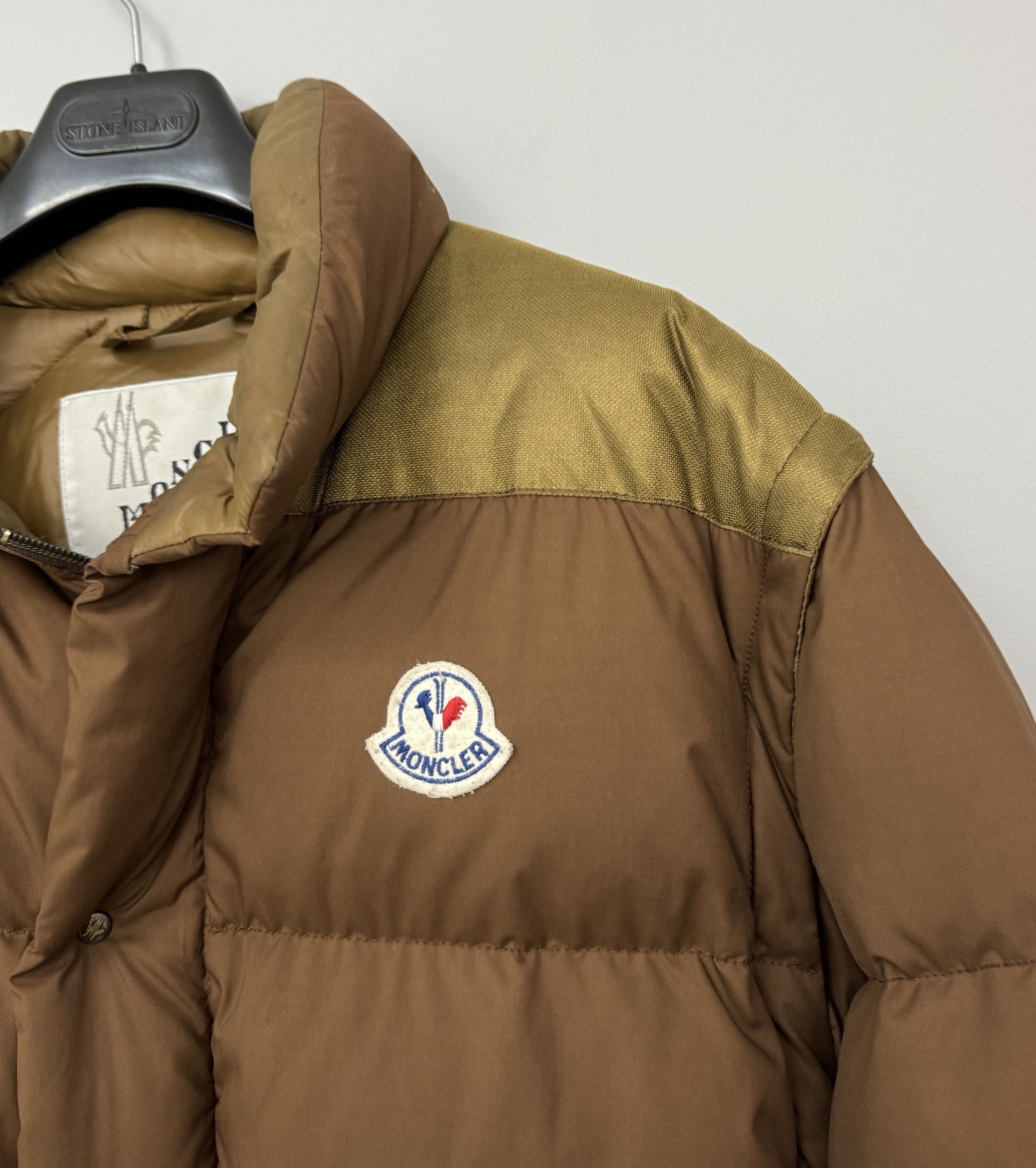 Moncler 80s 90s Moncler Grenoble Down Jacket Puffer Vest Brown Sz 3 Size US M / EU 48-50 / 2 - 3 Thumbnail