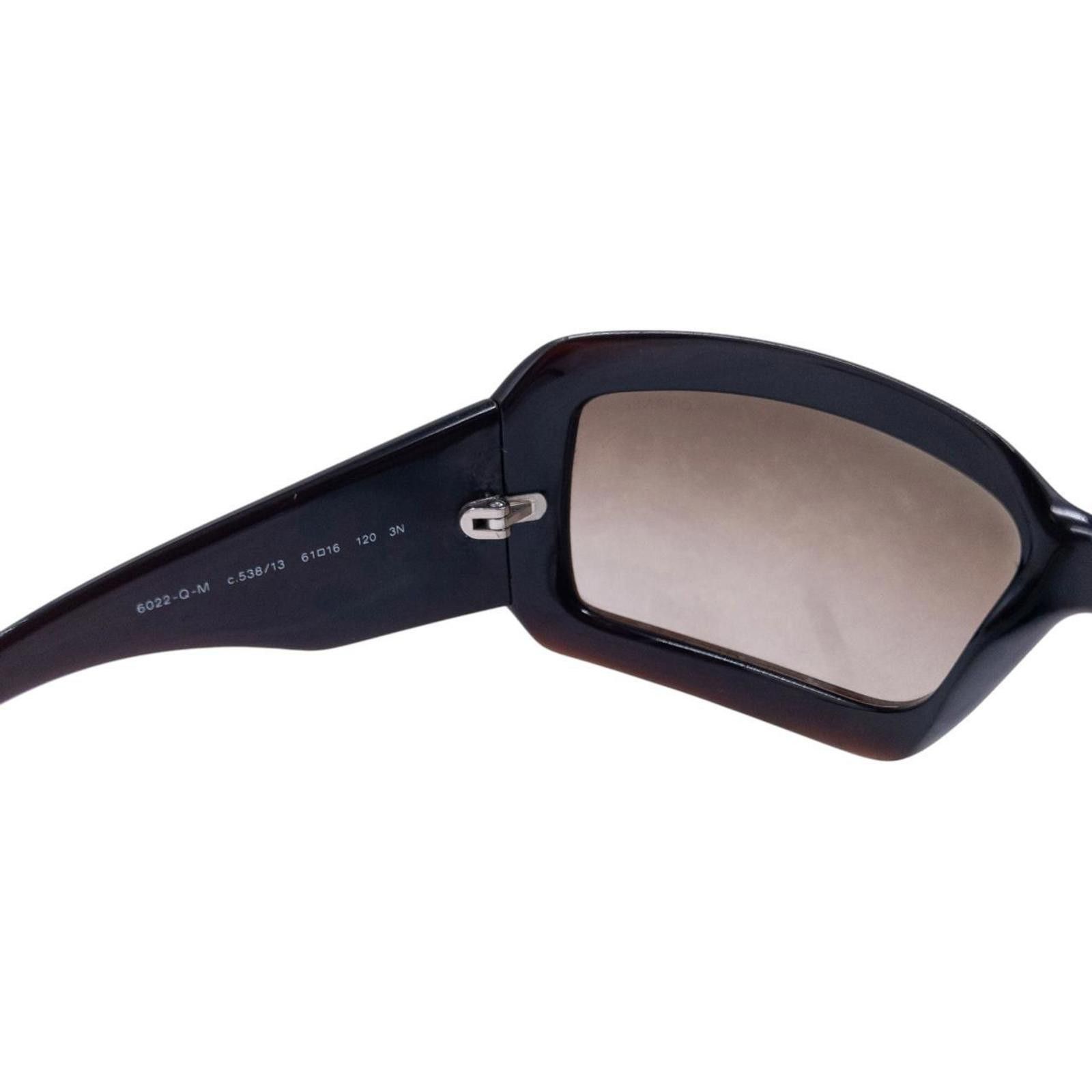 Chanel Vintage Chanel Crocodile Logo Sunglasses Size ONE SIZE - 6 Thumbnail