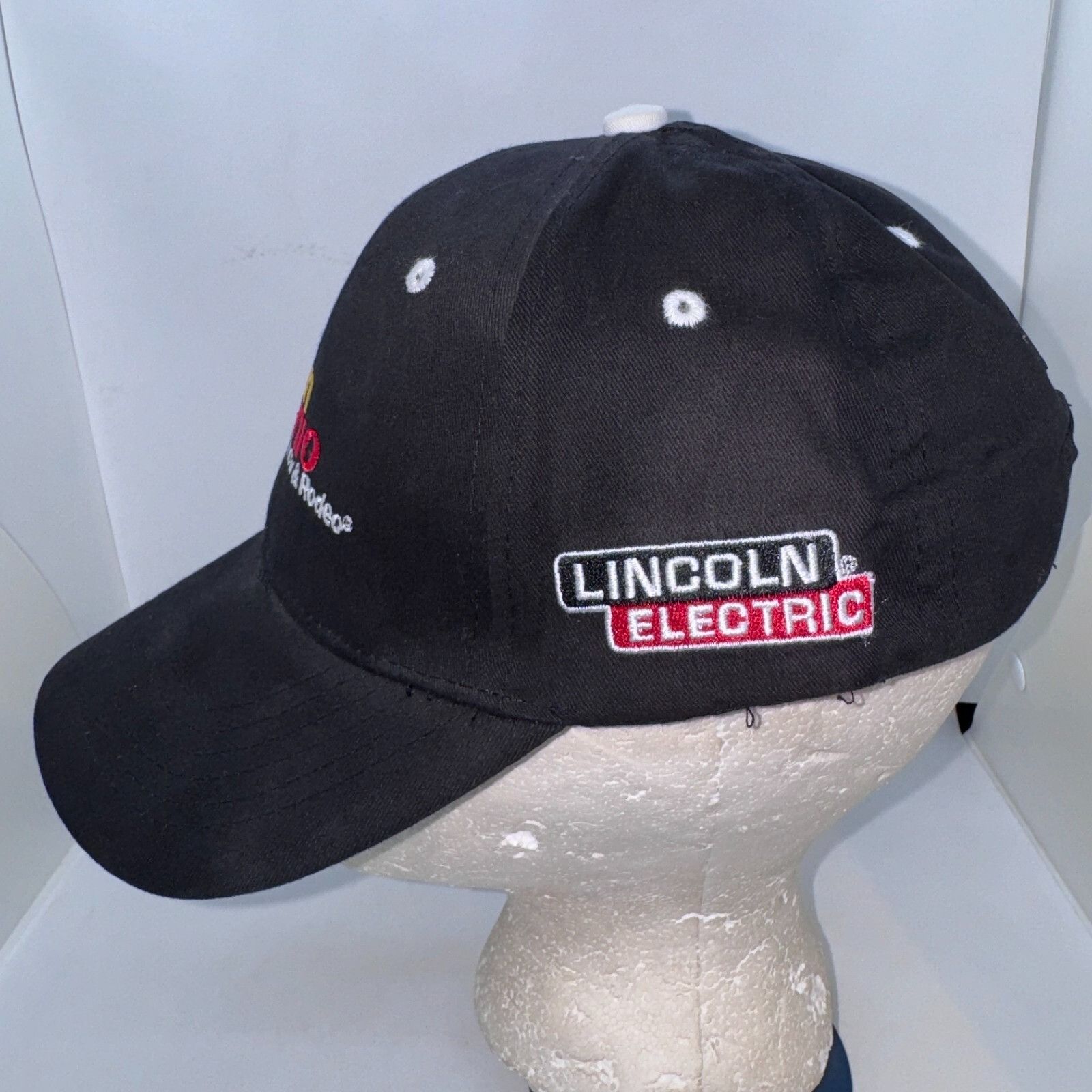 Other San Antonio Stock Show & Rodeo Black Strapback Hat AG Mechan Size ONE SIZE - 2 Thumbnail