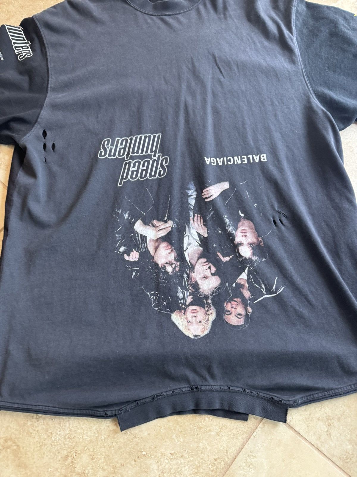 Balenciaga Balenciaga Speed Hunters Upside Down Tee Size US L / EU 52-54 / 3 - 2 Thumbnail