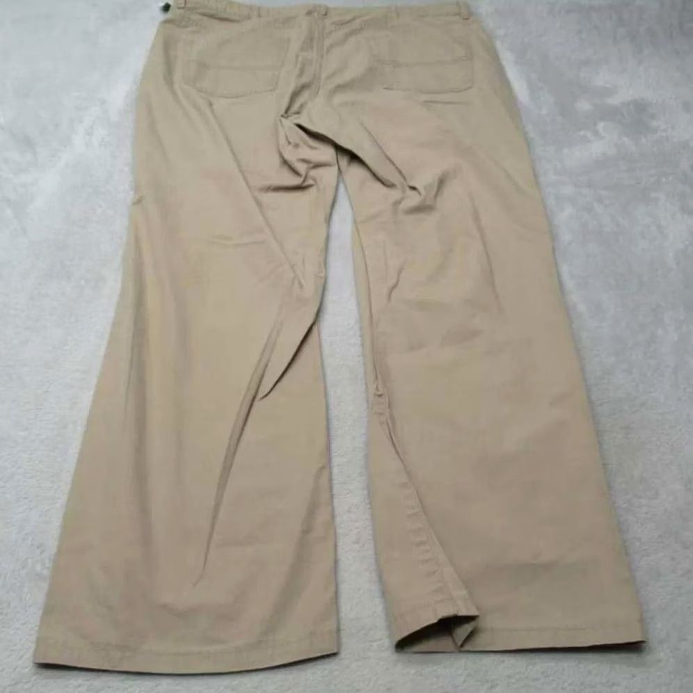 Vintage VINTAGE LL Bean Pima Cotton Pants Mens 38x32 Standard Fit Khaki Straight Leg Casual Hike Size US 38 / EU 54 - 7 Thumbnail