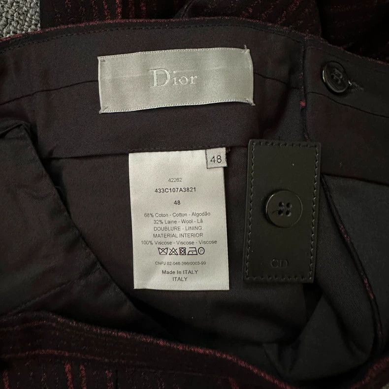 Dior Dior Red wool suit Size US M / EU 48-50 / 2 - 6 Thumbnail