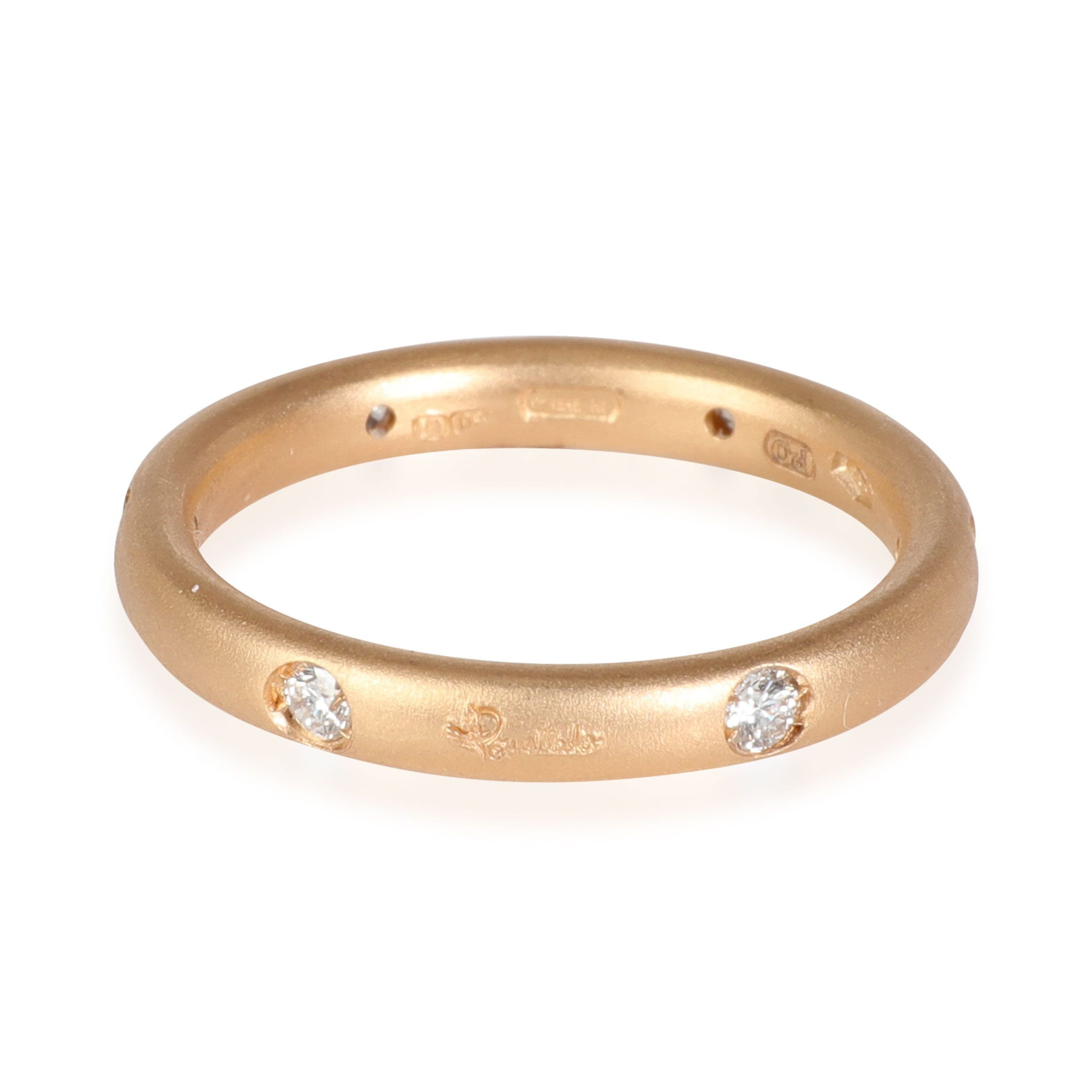image of Pomellato Lucciole Diamond Band In 18K Rose Gold 0.13 Ctw, Women's