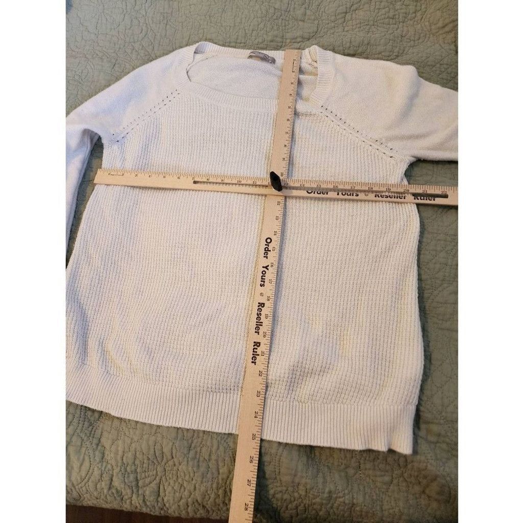 Banana Republic Banana Republic Off White Sweater Size L / US 10 / IT 46 - 6 Thumbnail