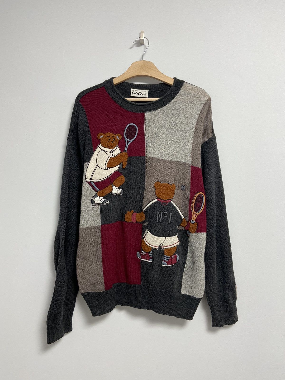 Vintage Carlo Colucci Vintage Sweater Beer Logo Size US L / EU 52-54 / 3 - 1 Thumbnail