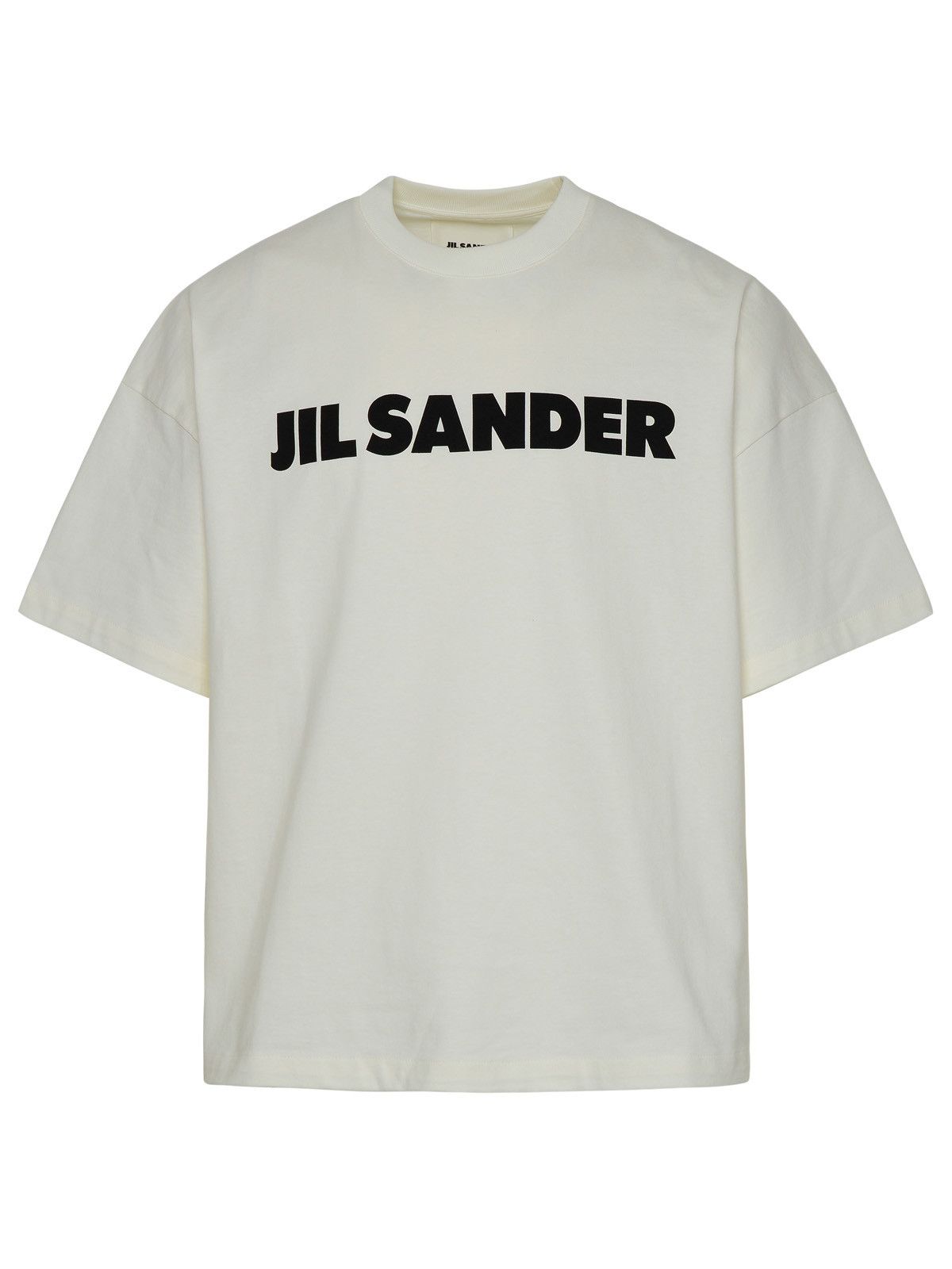image of Jil Sander Ivory Cotton T-Shirt, Men's (Size Small)