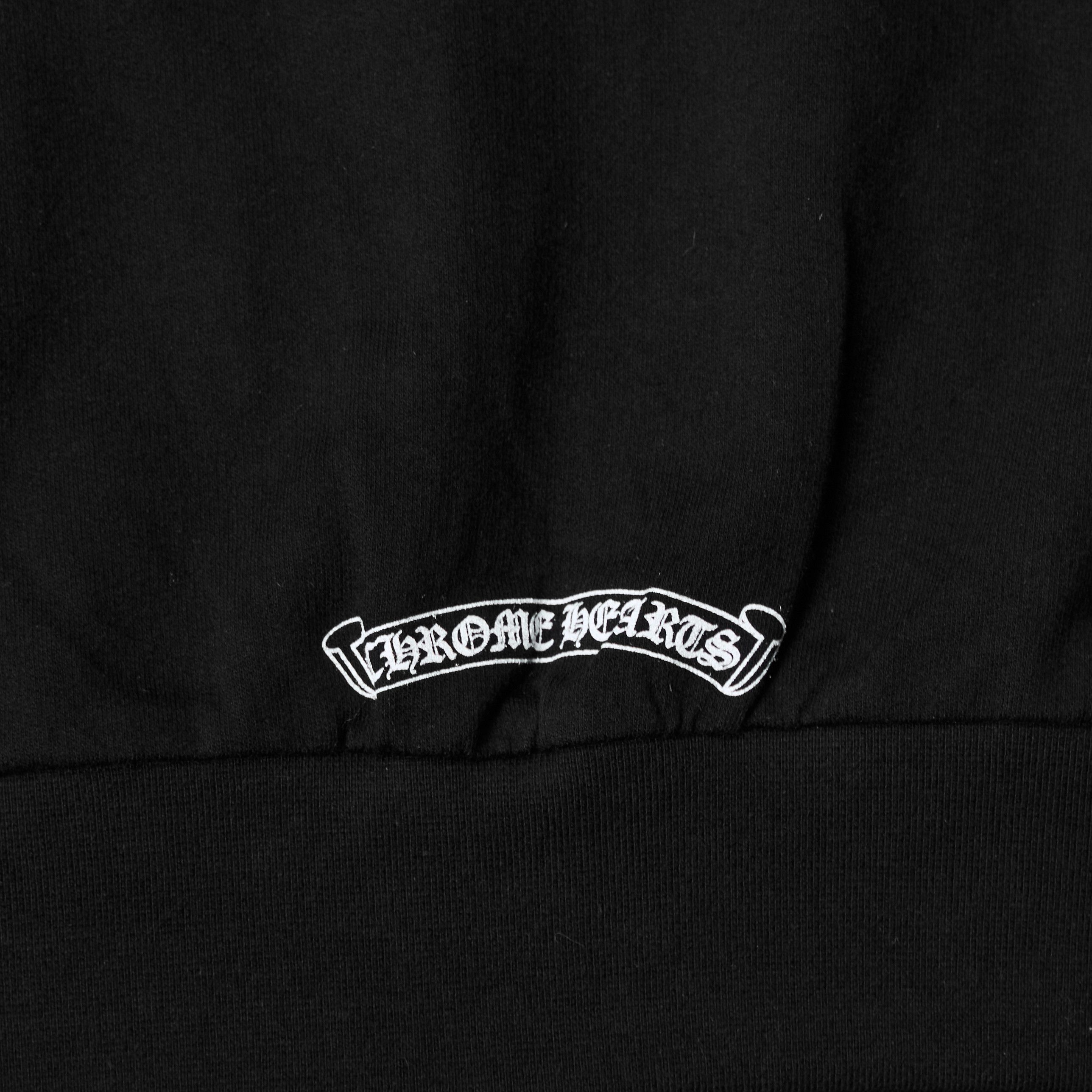 Chrome Hearts CHROME HEARTS HorseShoe Floral Cross Sleeve Zip Up Hoodie Size US XL / EU 56 / 4 - 4 Thumbnail