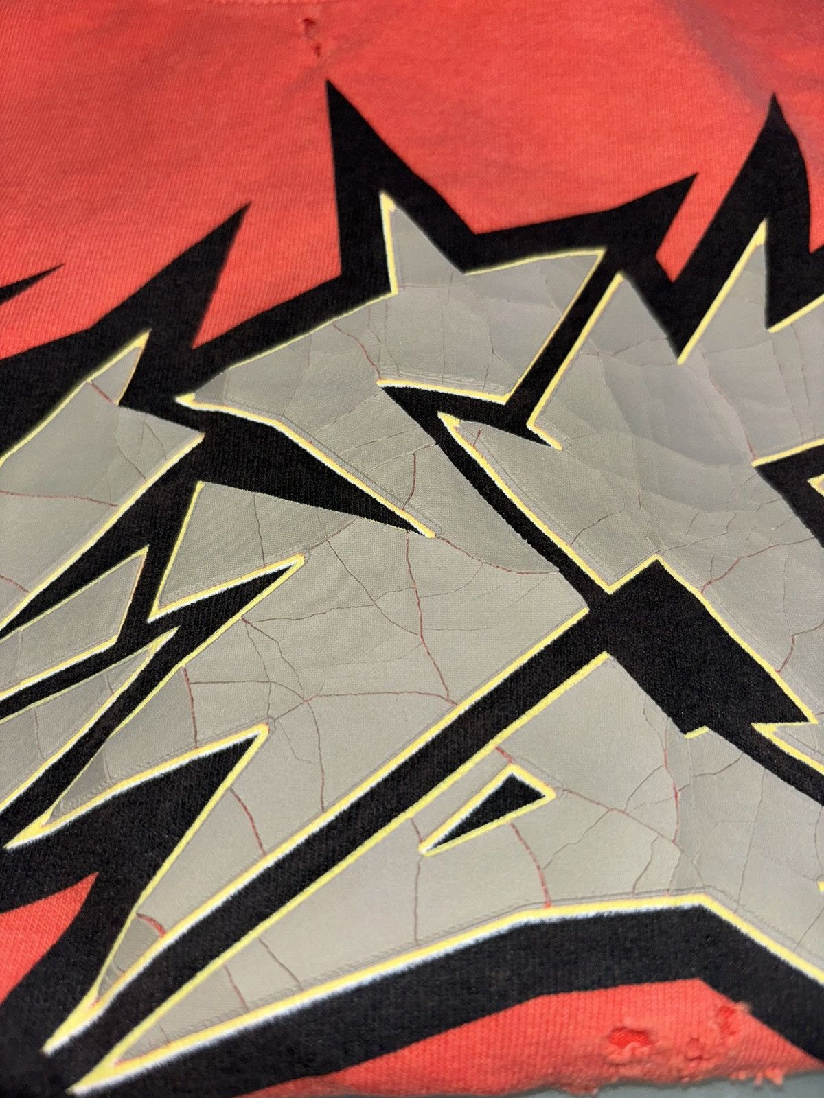 HELLSTAR Hellstar Red Crack Print Tee Size US S / EU 44-46 / 1 - 6 Thumbnail