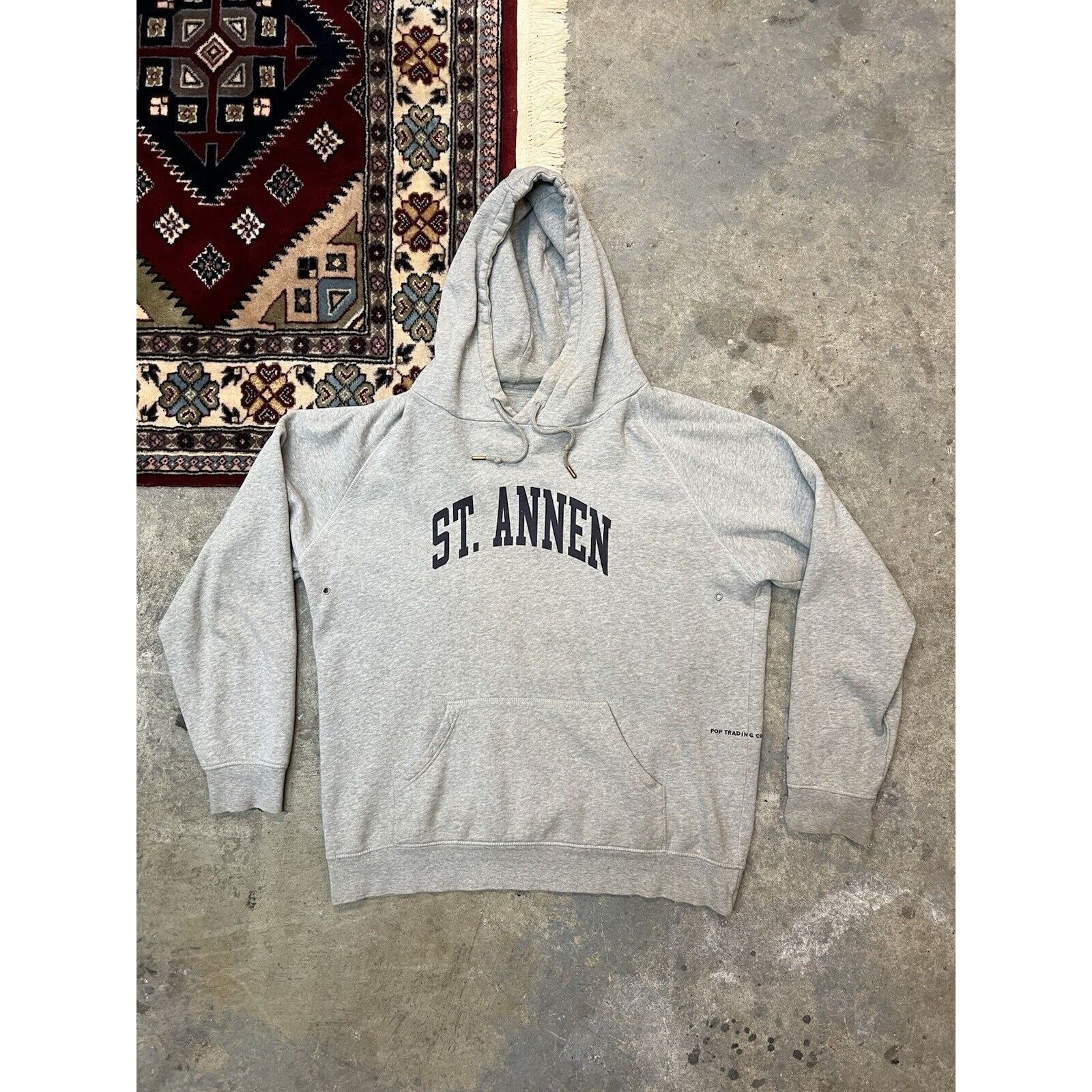 Pop Trading Company Pop Trading Company Co. Hoodie Men’s Large St. Annen Grey Size US L / EU 52-54 / 3 - 1 Thumbnail