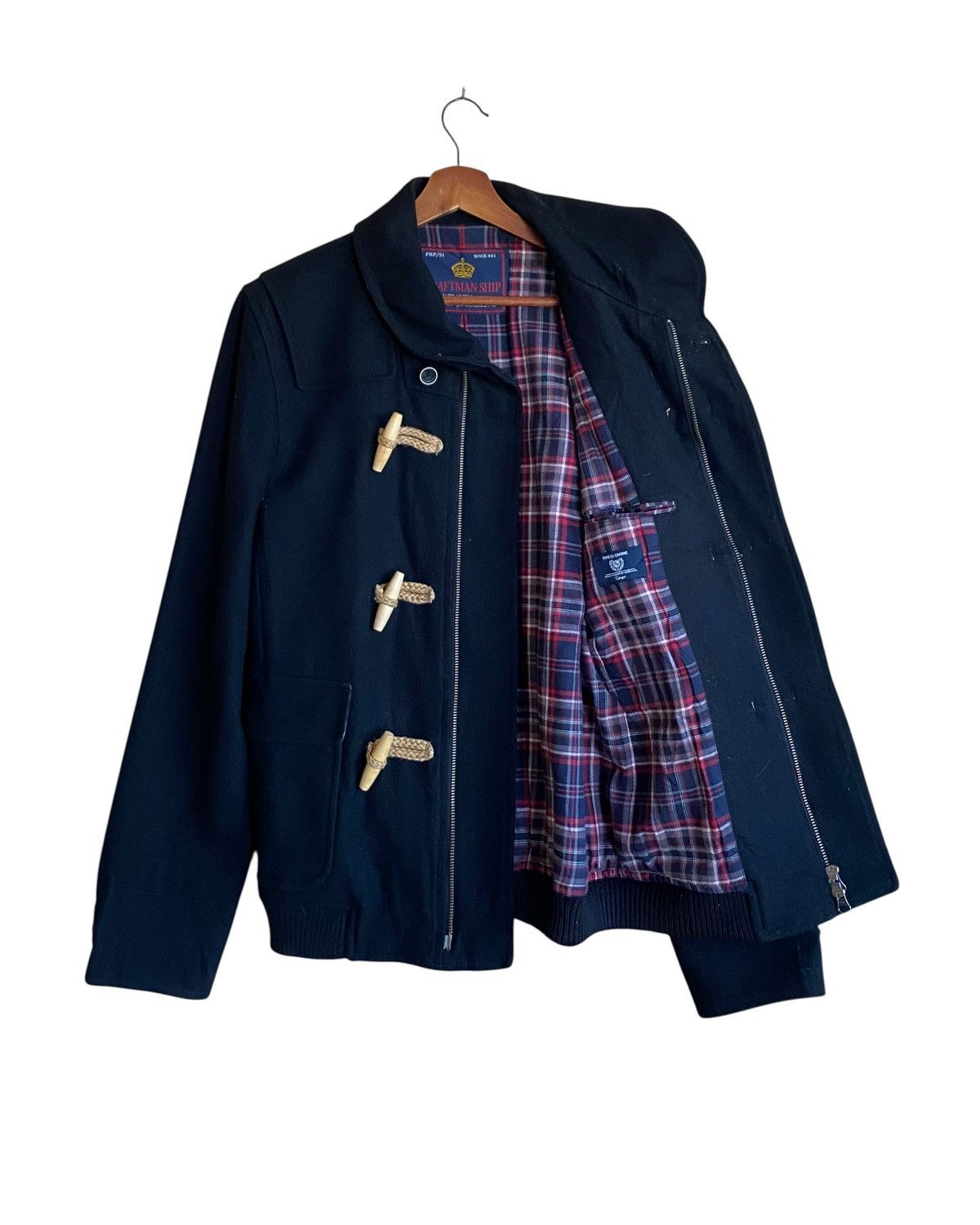 Comme Ca Ism Very Rare Vintage Comme Ca Commune Wool Duffer Bomber 1990s Size US L / EU 52-54 / 3 - 3 Thumbnail