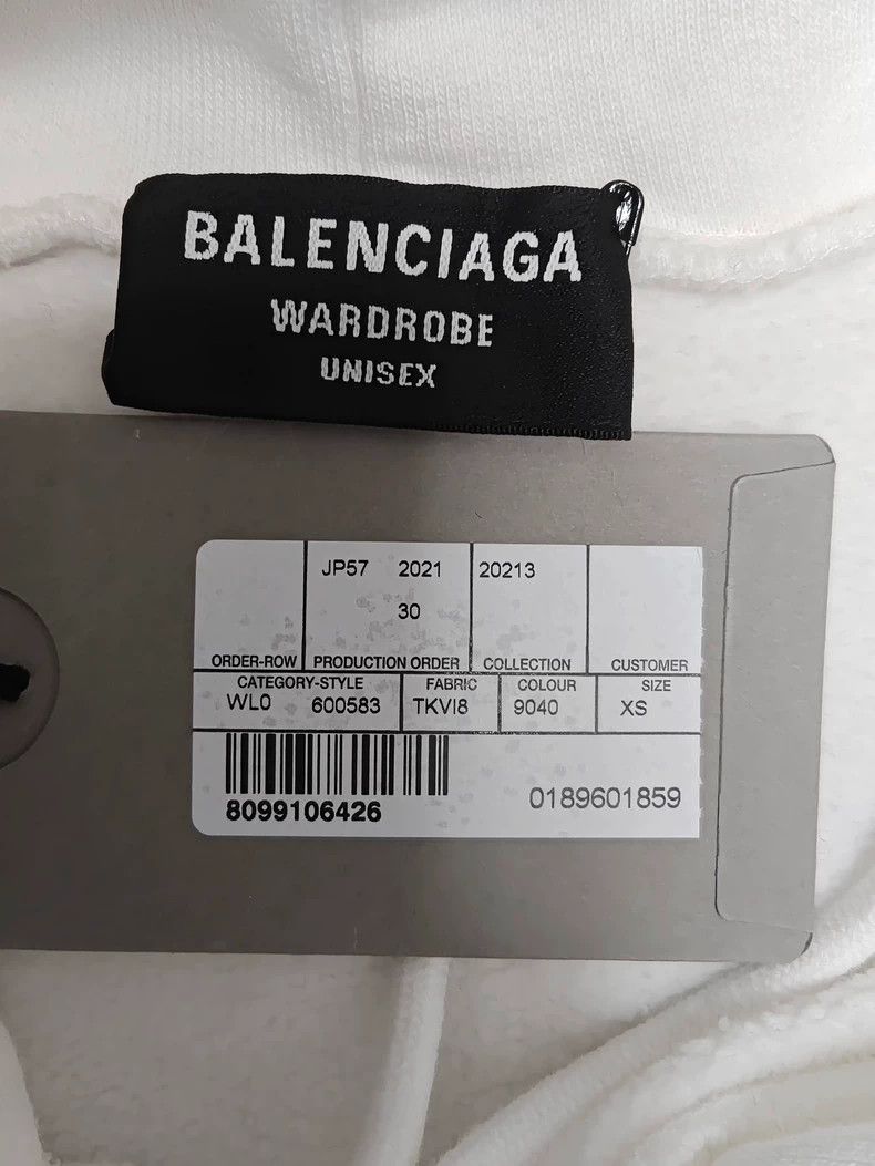 Balenciaga Balenciaga Double B Mosaic Blur Logo Hoodie Size US XS / EU 42 / 0 - 4 Thumbnail