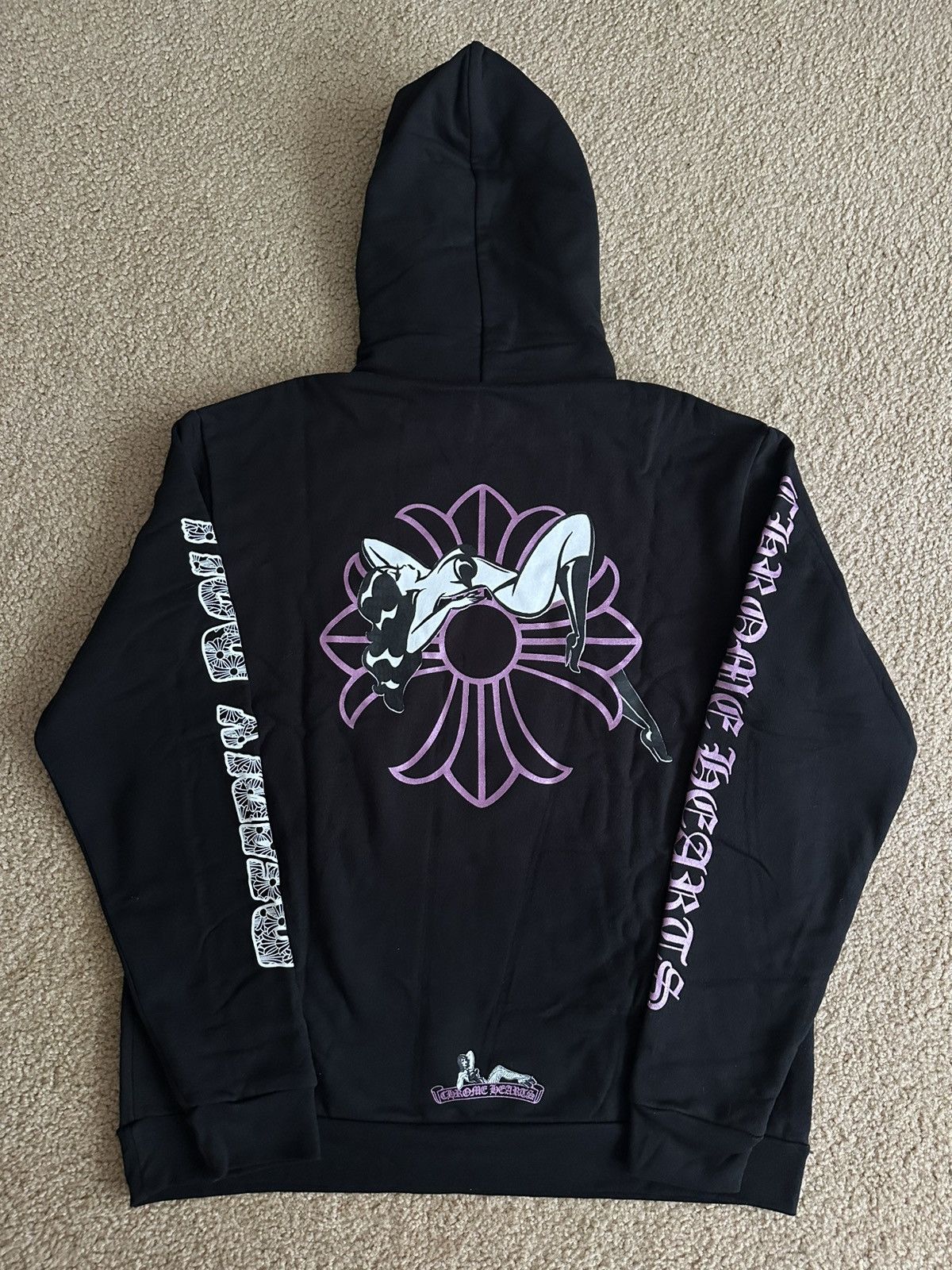 Chrome Hearts × Deadly Doll Chrome Hearts Deadly Doll Pullover Hoodie 2026 Size XL Size US XL / EU 56 / 4 - 8 Thumbnail