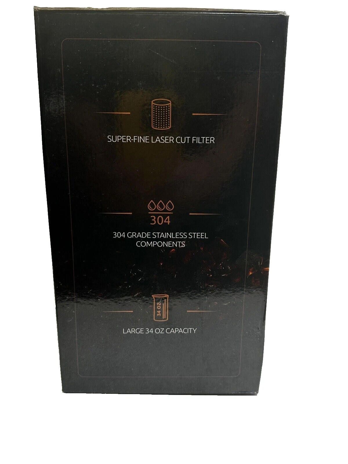 Other Cold Brew Coffee Maker Cafe du Chateau 34 oz Capacity Size ONE SIZE - 4 Thumbnail