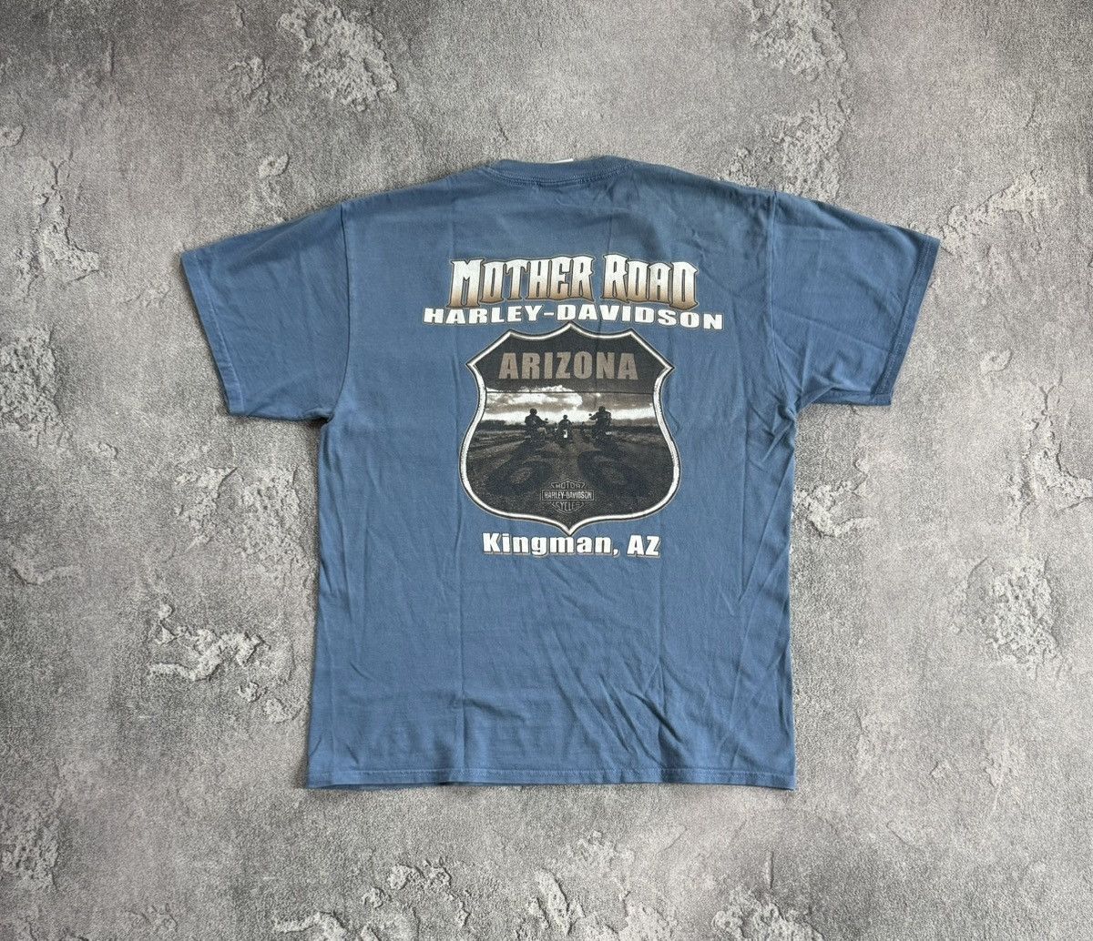Harley Davidson × Vintage Harley Davidson Mother Road Arizona vintage tee T-shirt polo Size US M / EU 48-50 / 2 - 6 Thumbnail
