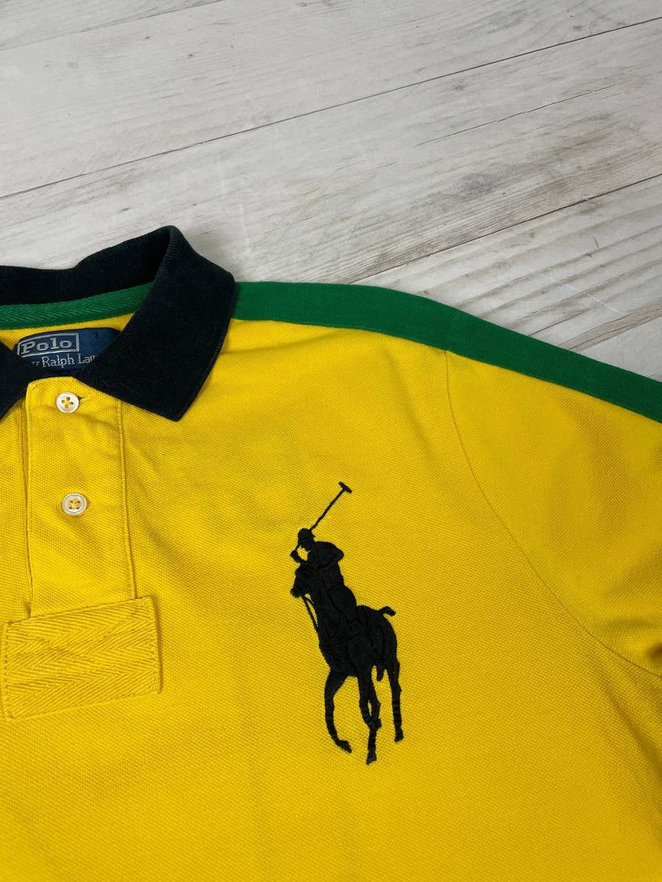 Polo Ralph Lauren Vintage Polo Ralph Lauren Brazil Rugby Polo Shirt Big Pony Size US M / EU 48-50 / 2 - 6 Thumbnail