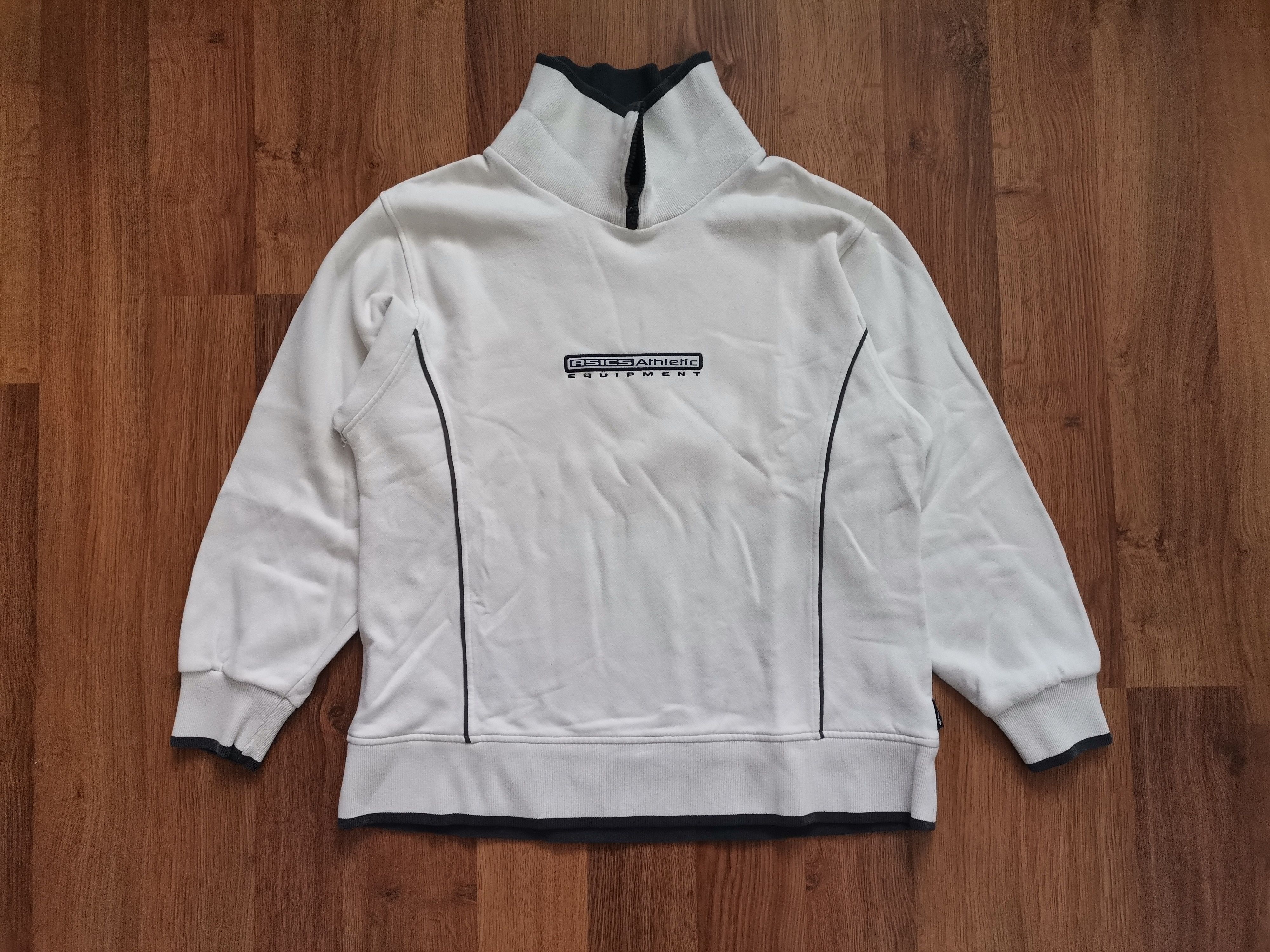 Asics Vintage Asics Quarter Zip Sweatshirt Size US S / EU 44-46 / 1 - 1 Thumbnail