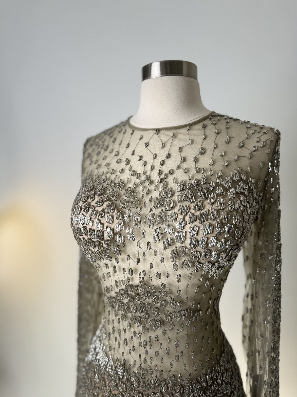 Other Brand New US 6 Jovani Beaded Mini Evening Dress Size M / US 6-8 / IT 42-44 - 3 Thumbnail