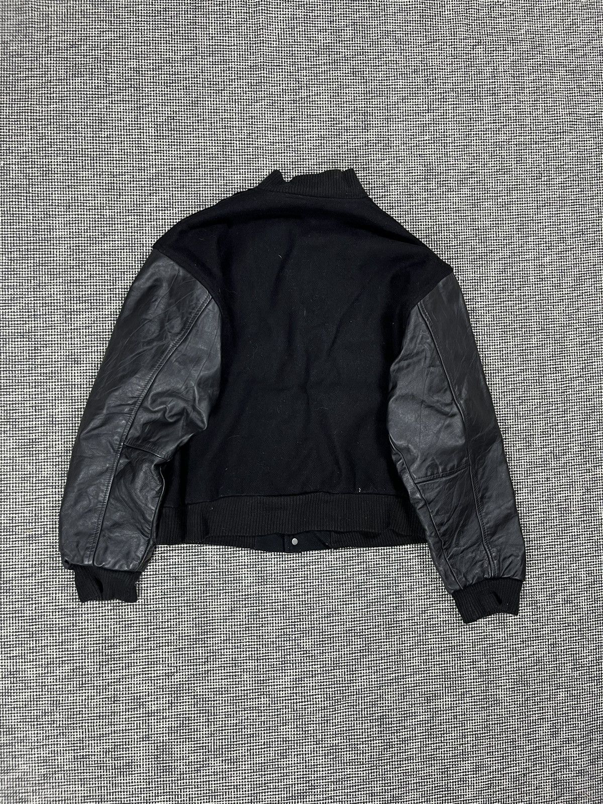 Chalk Line Blank 90s chalk line bomber varsity leather sleeves baggy Size US L / EU 52-54 / 3 - 3 Thumbnail