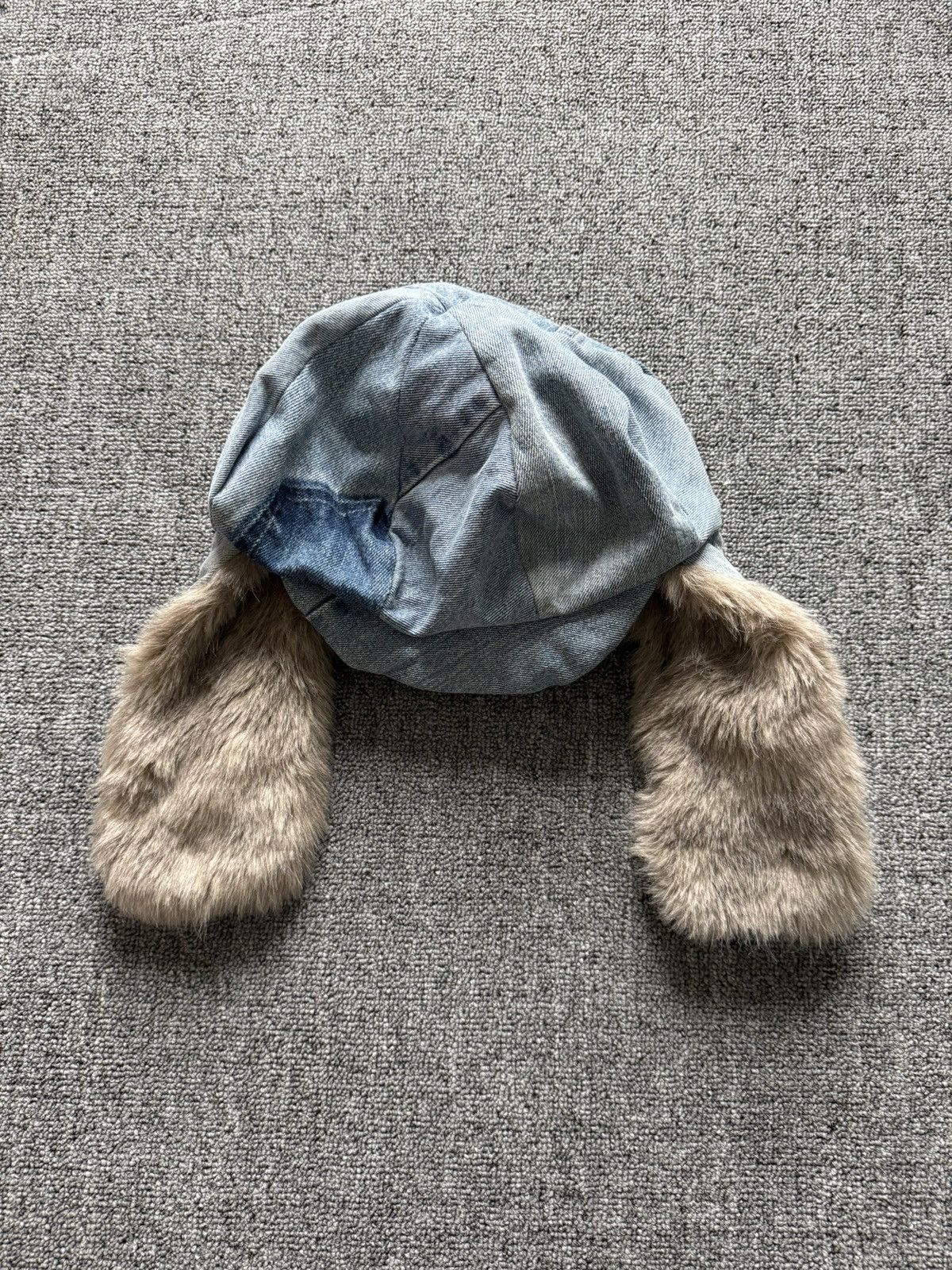 Kapital Kapital denim fur hat Size ONE SIZE - 2 Thumbnail