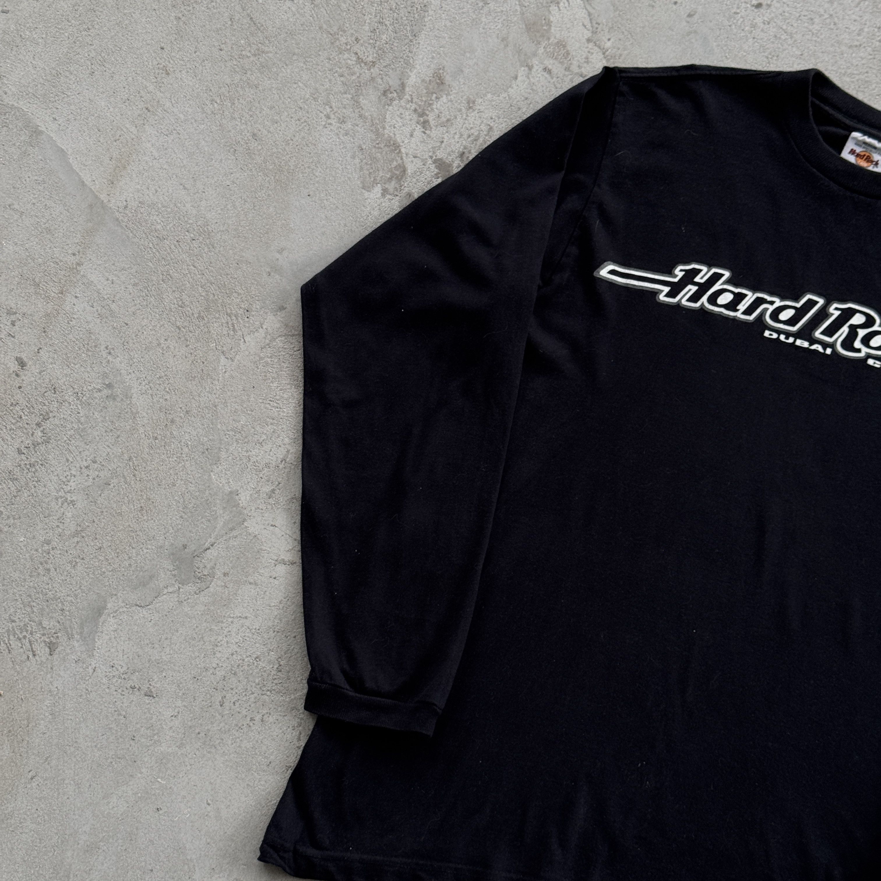 Hard Rock Cafe Vintage 90s Hard Rock Cafe Dubai Long Sleeve Tee Shirt Size US M / EU 48-50 / 2 - 3 Thumbnail