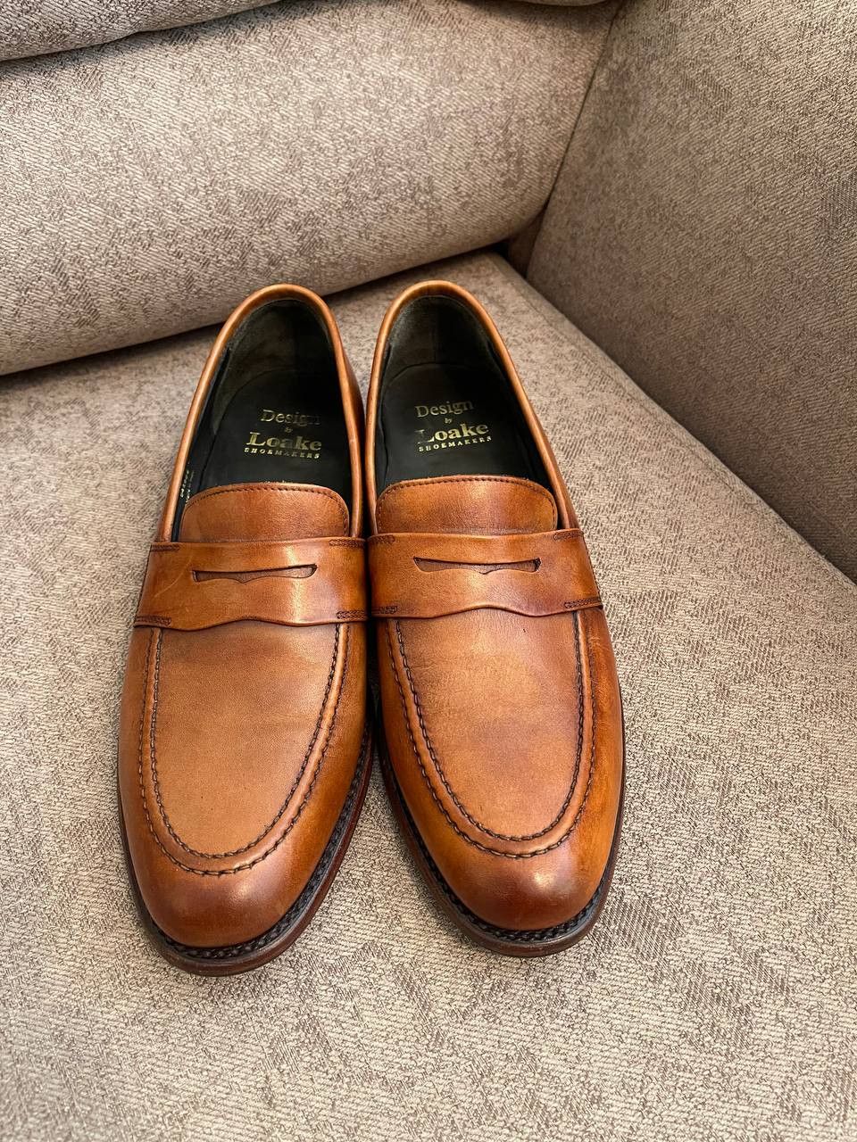 Loake LOAKE LOAFER WIGGINS TAN PENNY / size 44,M10 Size US 11 / EU 44 - 1 Thumbnail