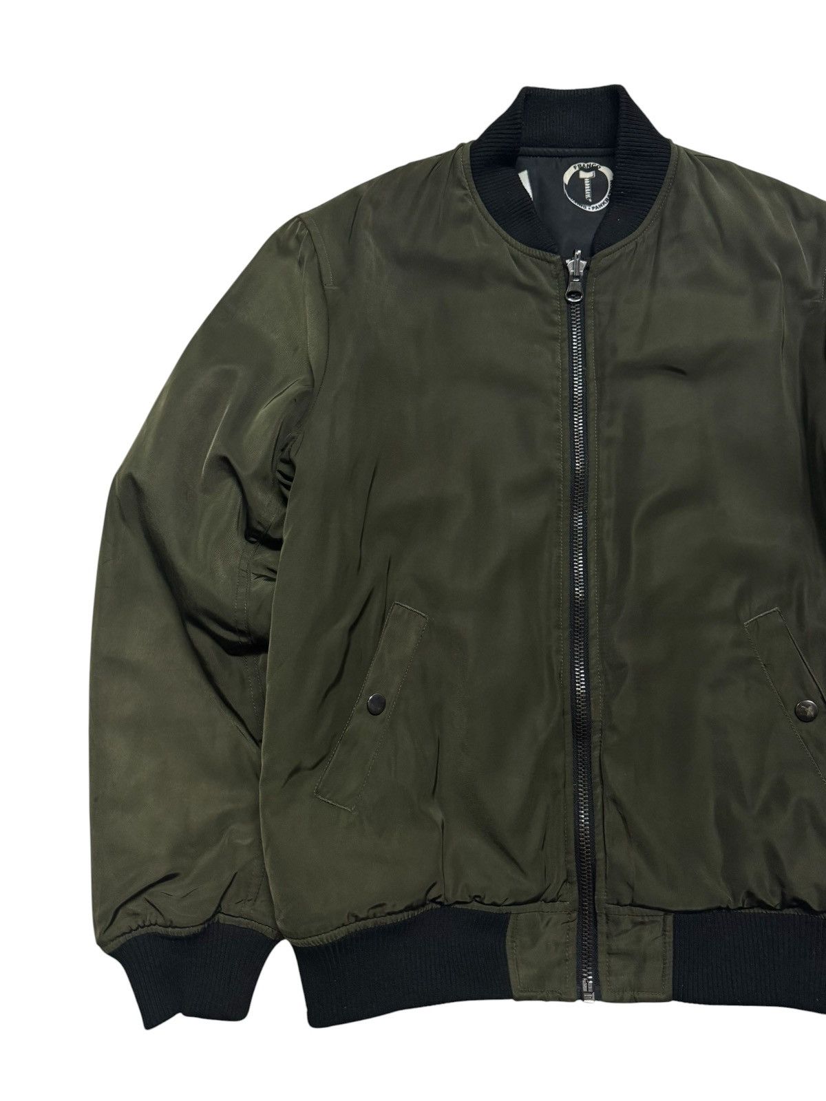 Vintage RAF SIMONS STYLE REVERSIBLE BOMBERS JACKET BY CASPER JOHN Size US M / EU 48-50 / 2 - 14 Thumbnail