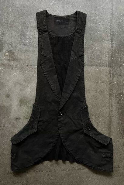 Share Spirit Homme SHARE SPIRIT Denim Vest Size 40L - 2 Thumbnail