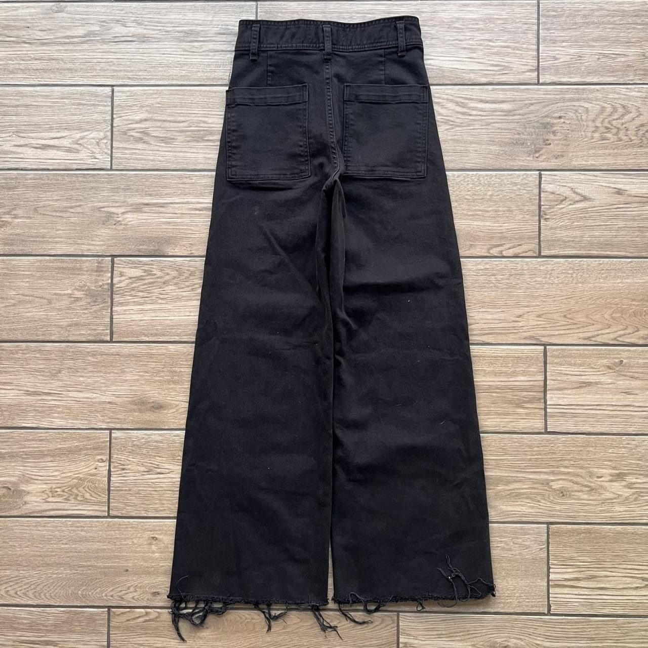 Zara Y2K Black Zara Baggy Wide Leg Grunge Skater Denim Jeans | Grailed