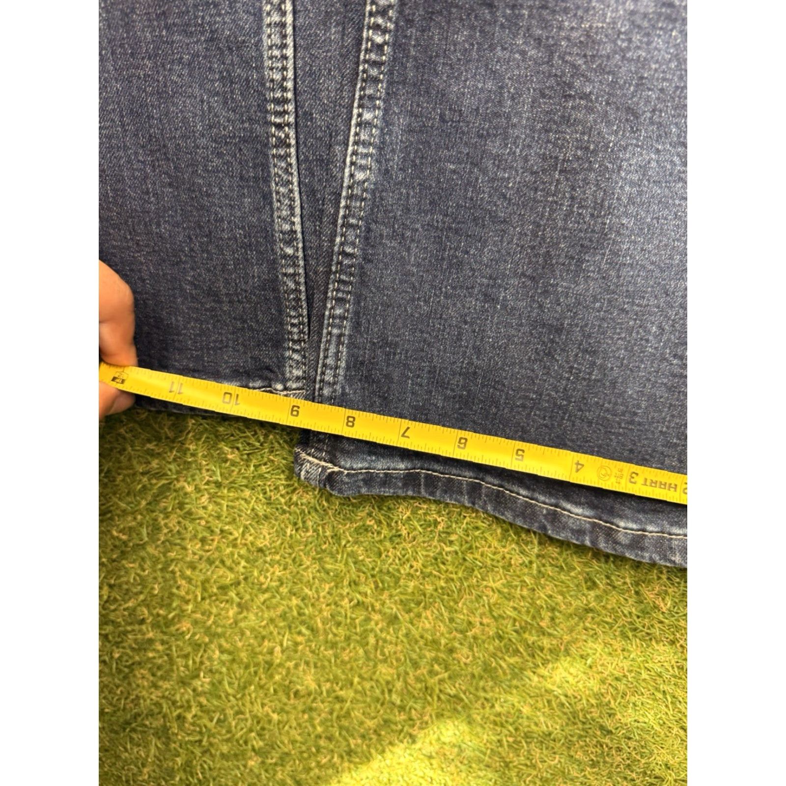Wrangler Wrangler Bootcut Jeans Womens 13 32x30 Mid Rise Dark Wash Denim Stretch Cowboy Size 34" / US 12 / IT 48 - 4 Thumbnail