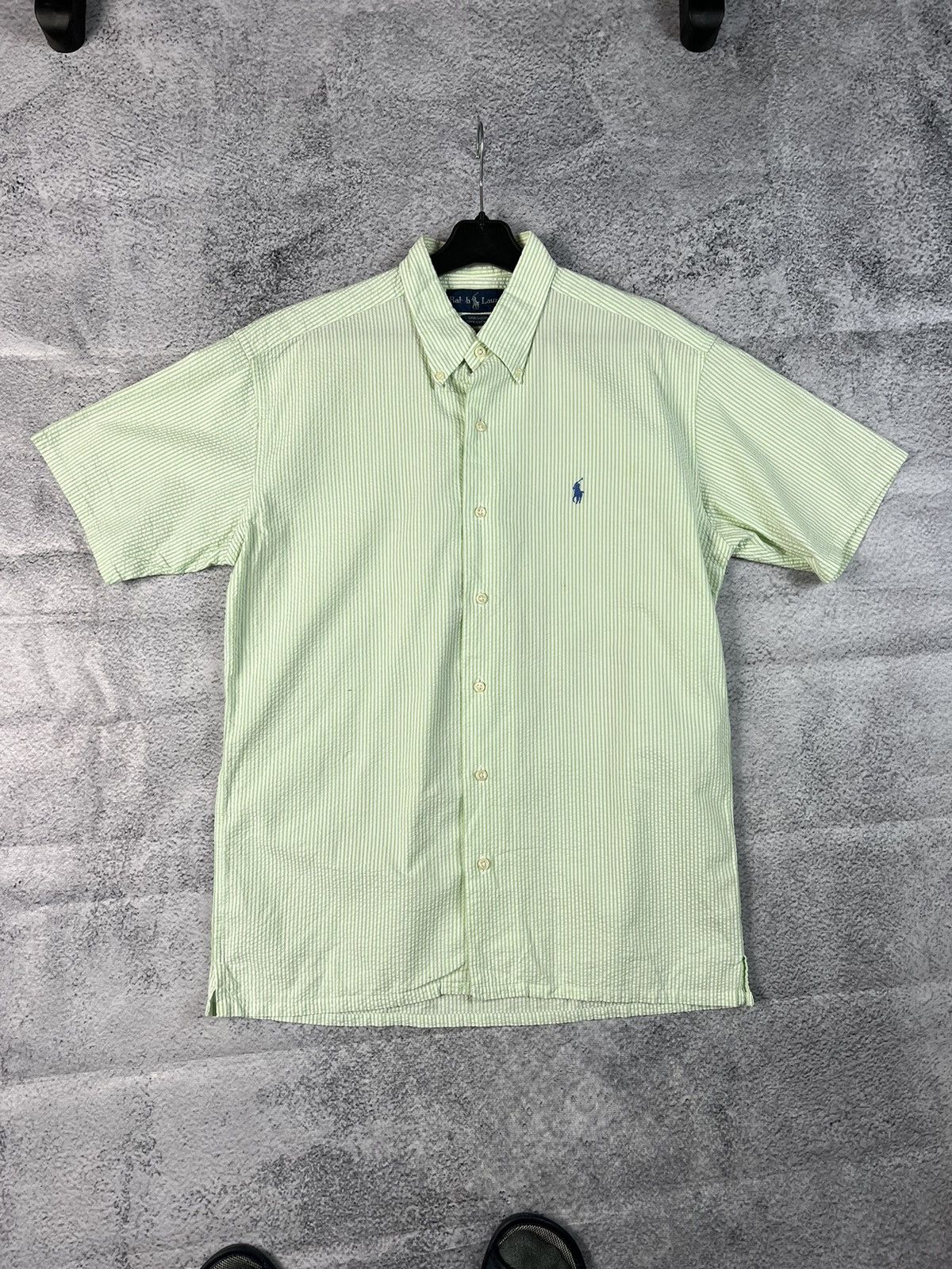 Polo Ralph Lauren × Vintage Vintage Polo Ralph Lauren short sleeve shirt Size US M / EU 48-50 / 2 - 2 Thumbnail