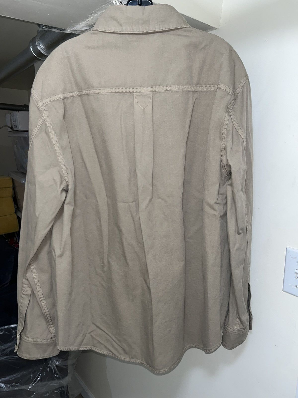 Burberry Burberry Twill Crest Overshirt Sz L Size US L / EU 52-54 / 3 - 6 Thumbnail