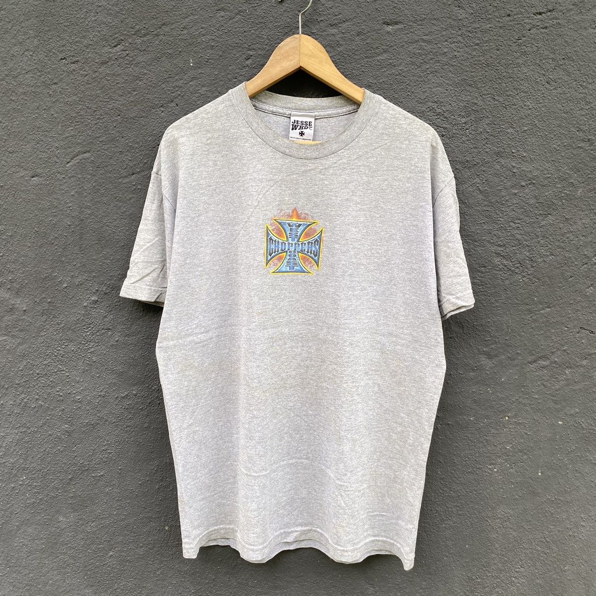 West Coast Choppers Thrashed Vintage Y2K Jesse Who West Coast Chopper ERD GRUNGE Size US L / EU 52-54 / 3 - 2 Thumbnail