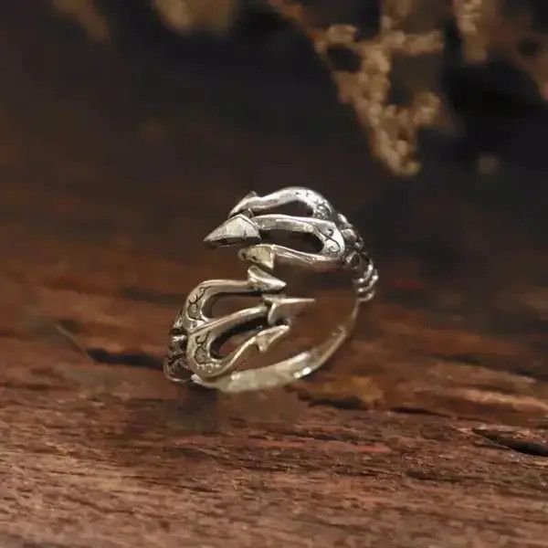 Japanese Brand Poseidon Trident Ring Size ONE SIZE - 1 Thumbnail