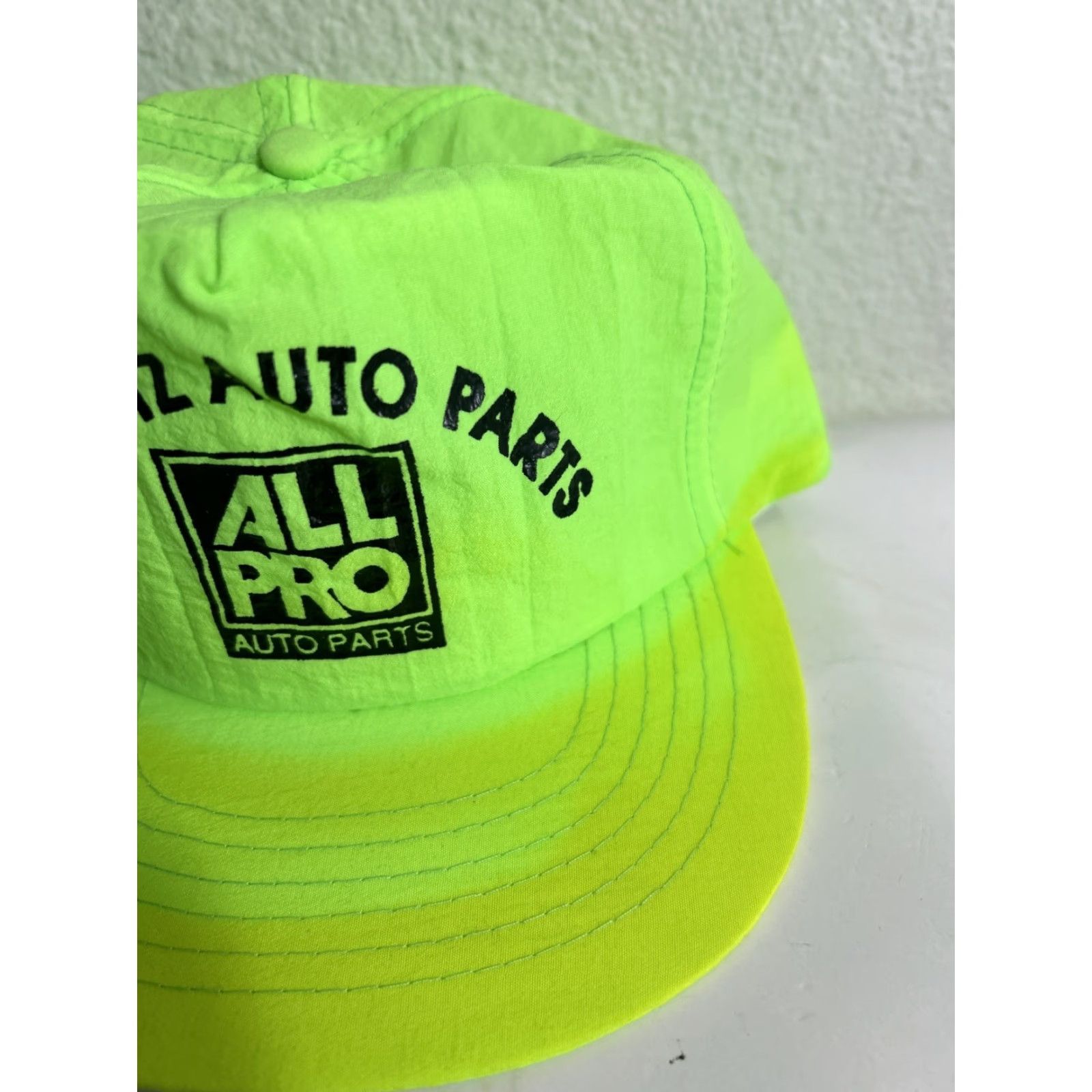 Vintage VINTAGE Maydole SnapBack Hat Neon Green Adjustable One Size Men Sun Stained Green Hat Size ONE SIZE - 2 Thumbnail