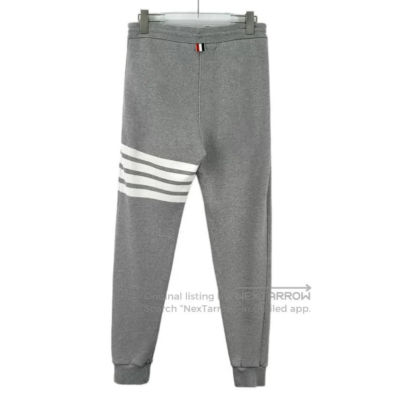 Thom Browne Thom Browne size 2 Gray classic cotton drawstring casual pa Size US 32 / EU 48 - 2 Thumbnail