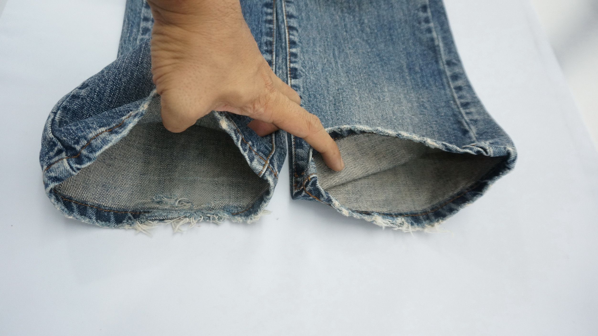 Japanese Brand DEAR HEART Japan Women Vintage Flared Jeans Size 27" / US 4 / IT 40 - 15 Thumbnail