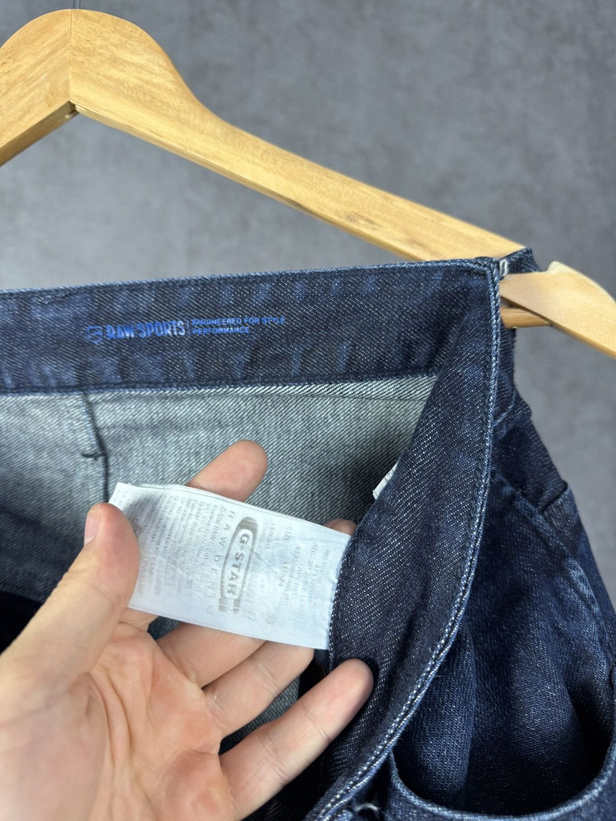 G-Star G Star Raw designer asymmetric jeans Size US 33 - 4 Thumbnail