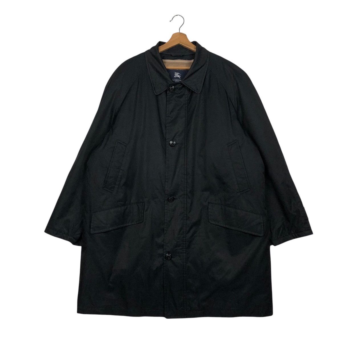 Burberry 📌Vintage Long Jacket Burberry London Nova Check Blanket Size US L / EU 52-54 / 3 - 2 Thumbnail