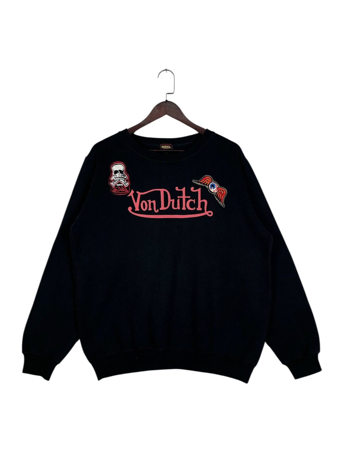 Von Dutch Vintage Von Dutch Sweatshirt Black Large Size US L / EU 52-54 / 3 - 4 Thumbnail
