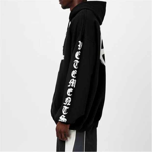 Vetements o1g2r1mq0824 Hoodie in Black & White Size US XS / EU 42 / 0 - 4 Thumbnail