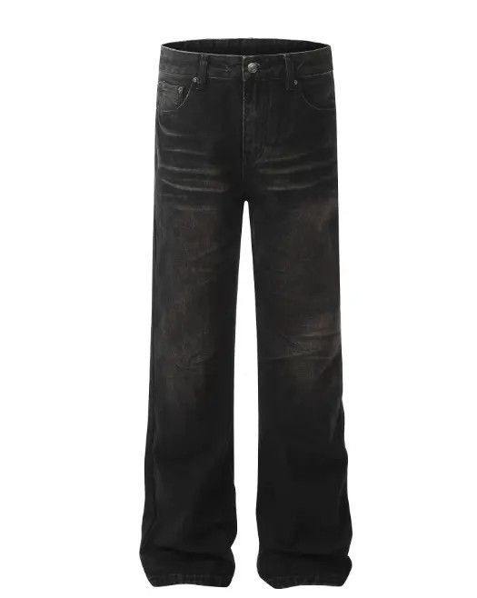 Japanese Brand Kumi American retro trend street washed distressed jeans Size US 32 / EU 48 - 1 Thumbnail