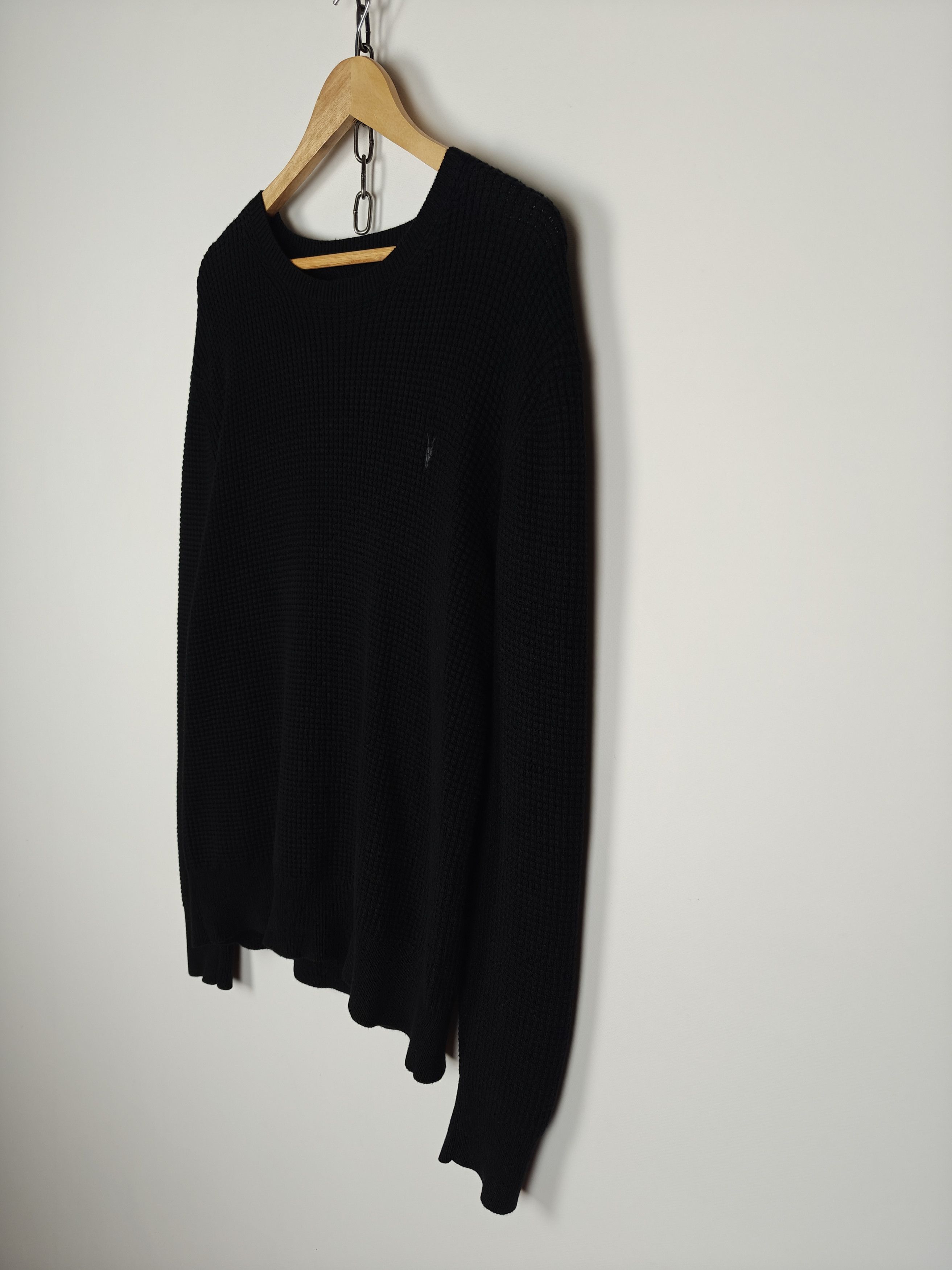 Allsaints Allsaints Knit Sweater Wells Crewneck Pullover Black size M Size US M / EU 48-50 / 2 - 6 Thumbnail