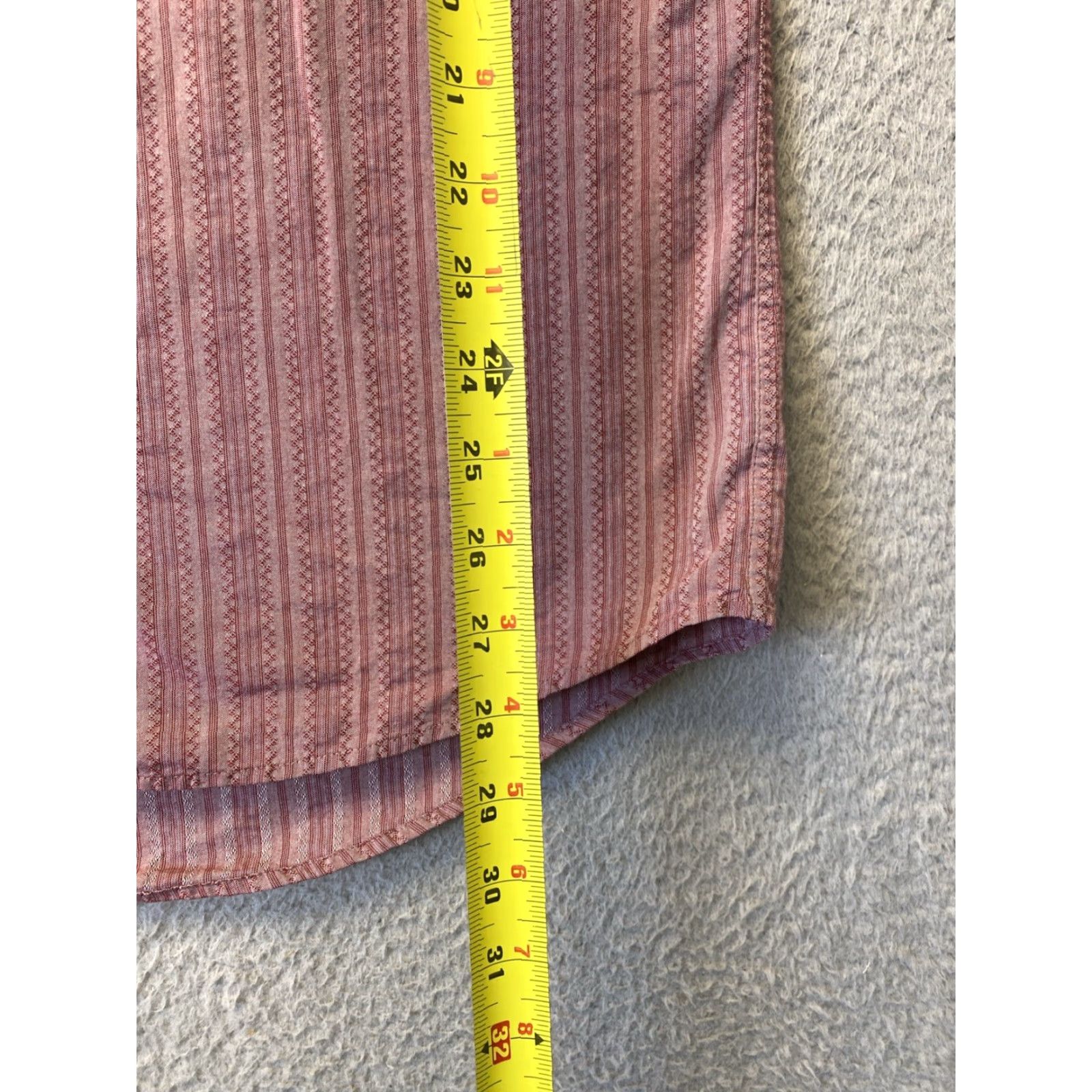 Timberland VINTAGE 90s Timberland Weather Gear Button-Up Shirt Short Sleeve L Red Slim Mens Size US L / EU 52-54 / 3 - 7 Thumbnail