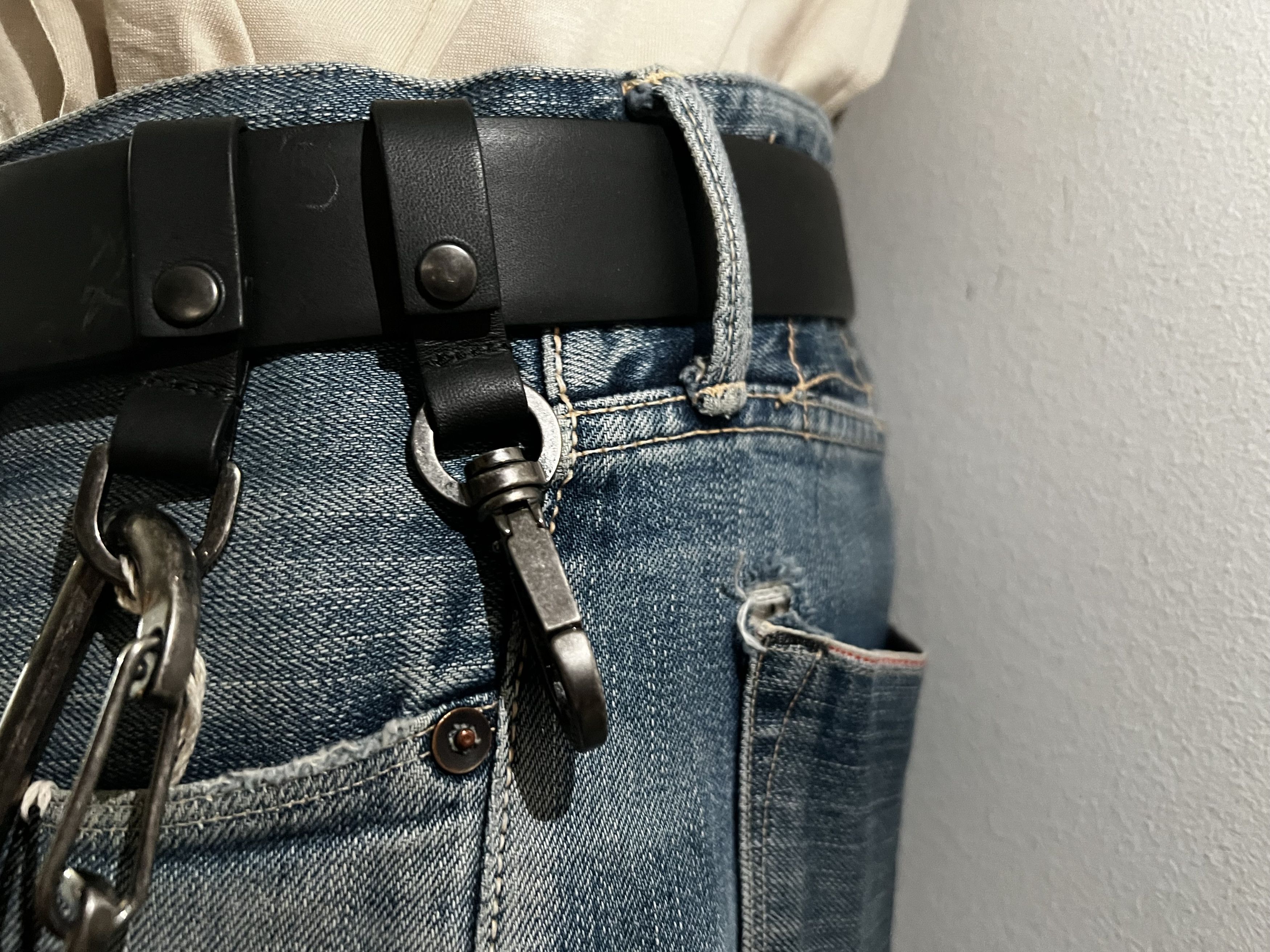Dolce & Gabbana Leather Belts with Carabiner, Ring , Fastening Size ONE SIZE - 4 Thumbnail